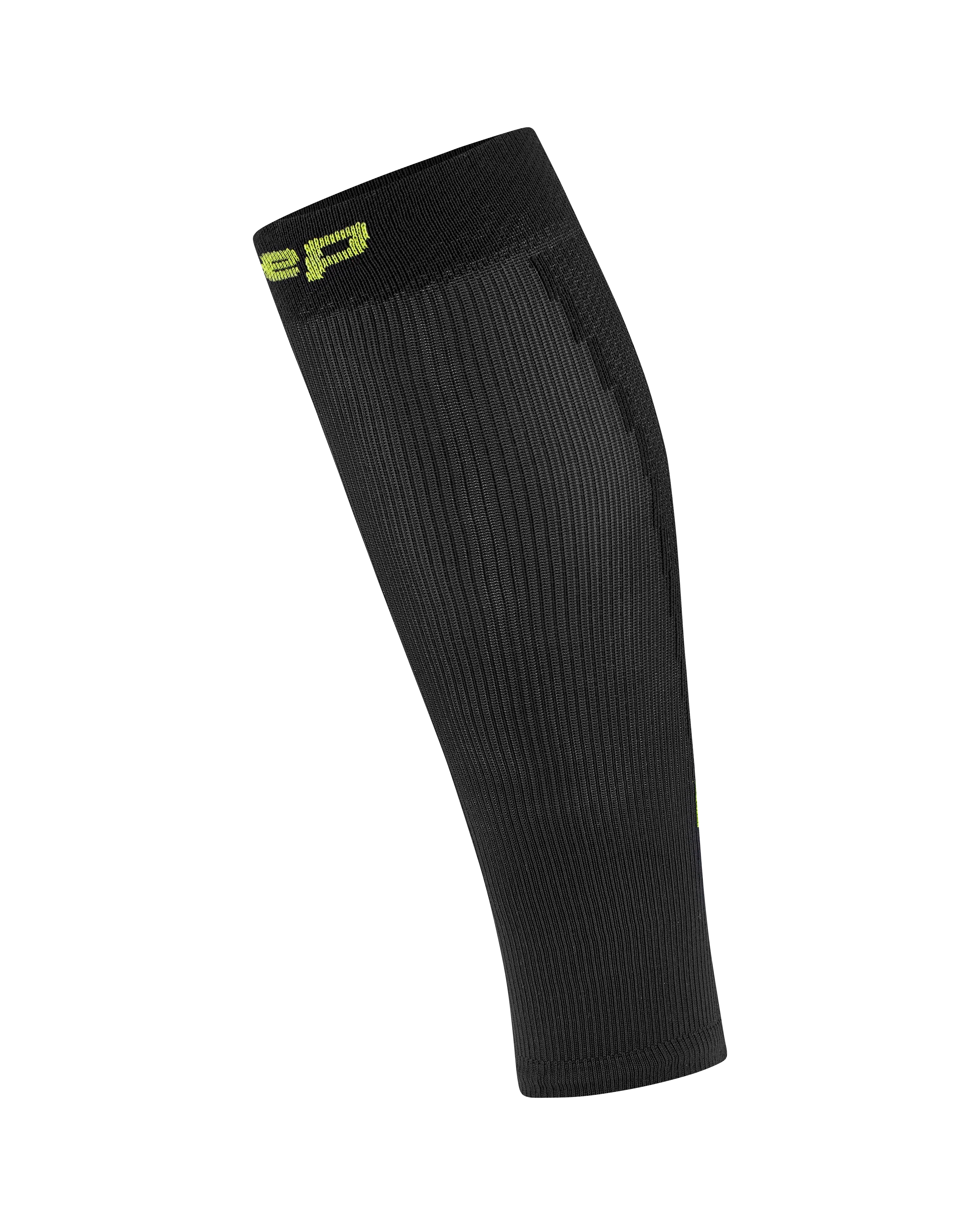 Men's Core Run Calf Sleeves 5.0 (Black/Lime) - Image 3