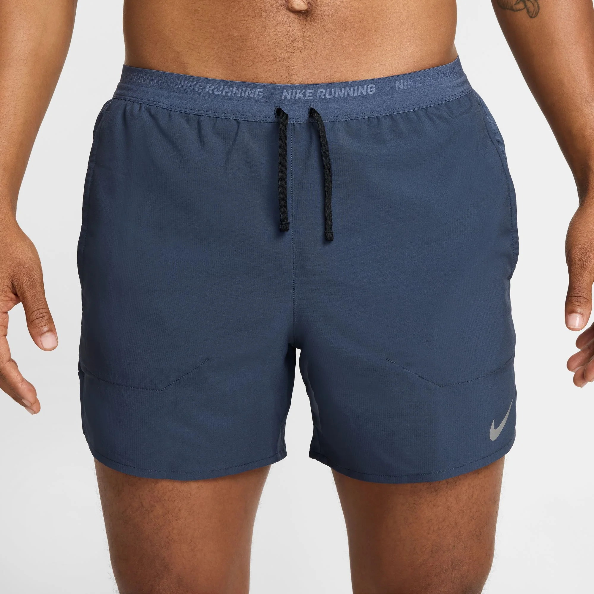 Men's DRI-FIT Stride 5" Shorts (437 - Thunder Blue/Black/Reflective Silver) - Image 2