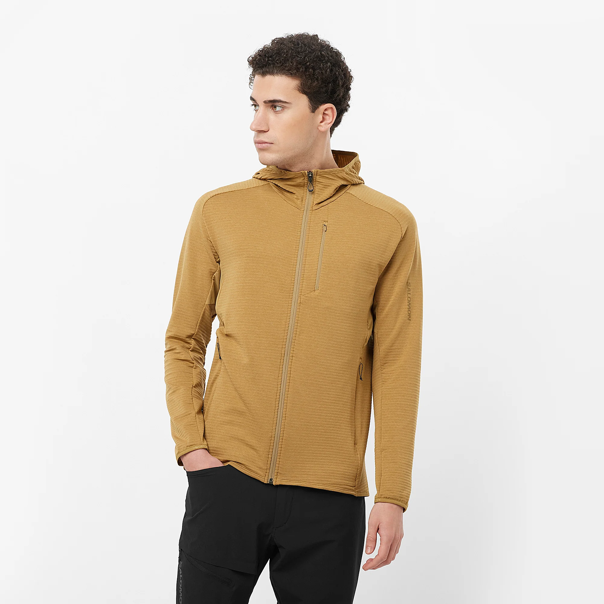 Men's Essential Lightwarm Hoodie (Antique Bronze) - Image 3