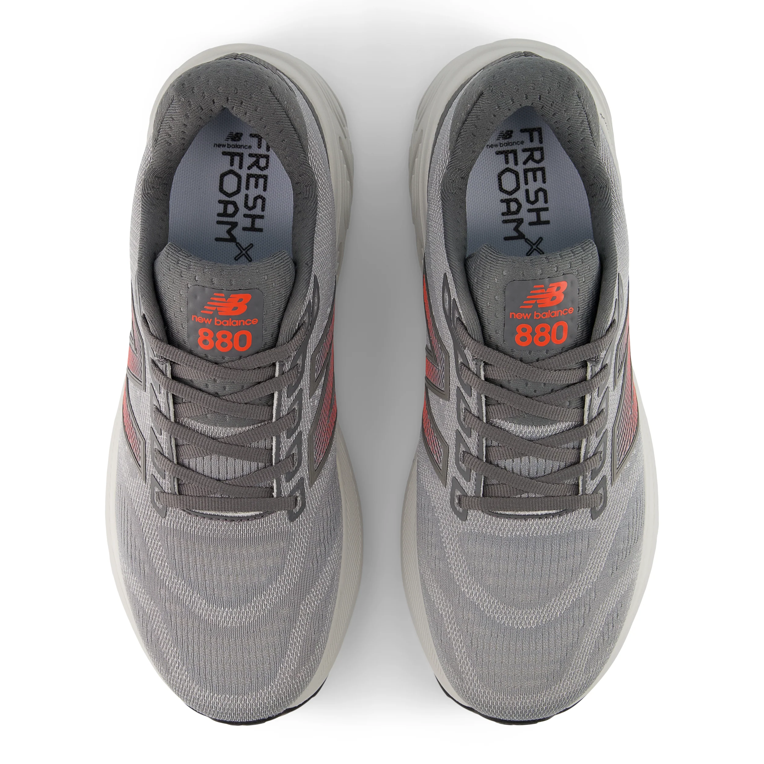 Men's Fresh Foam X 880v15 (T - Slate Grey/Reflection/ Urgent Red) - Image 4