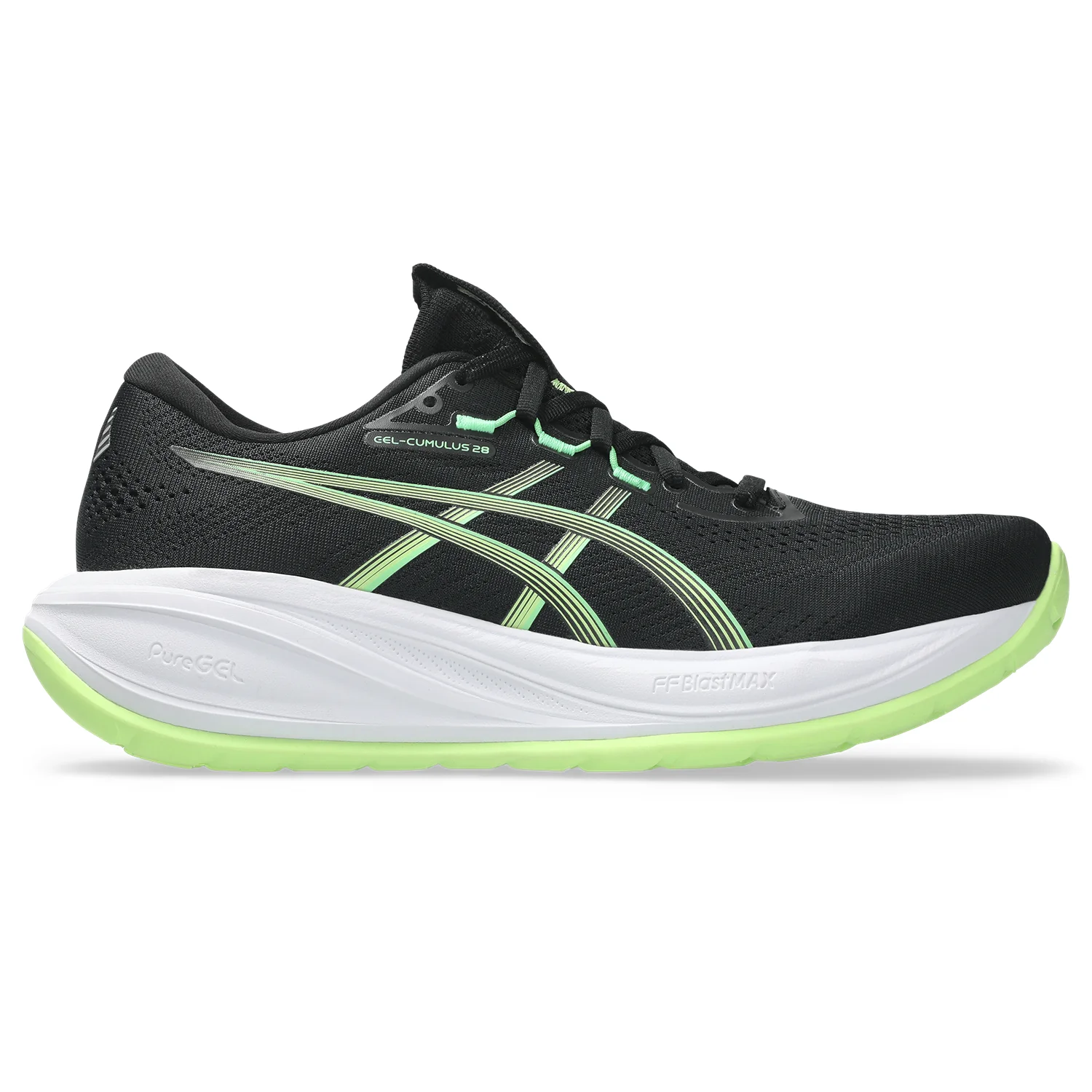 Men's Gel-Cumulus 28 (001 - Black/Illuminate Green)
