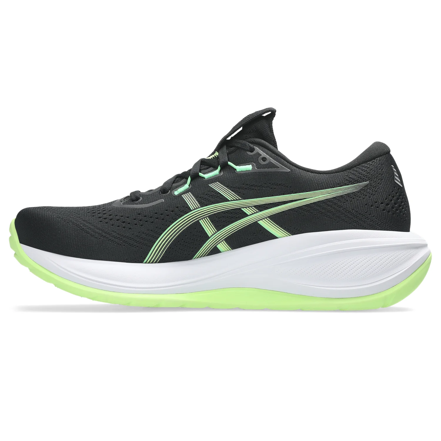 Men's Gel-Cumulus 28 (001 - Black/Illuminate Green) - Image 4