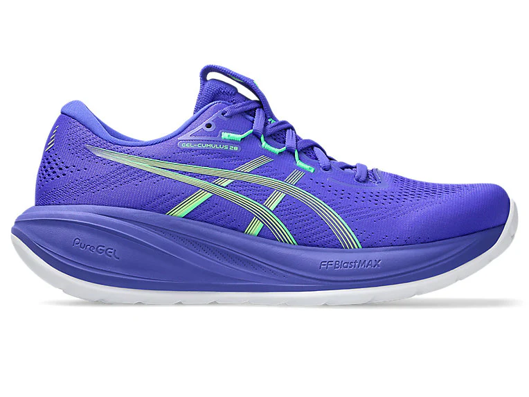 Men's Gel-Cumulus 28 (401 - Cobalt Burst/Illuminate Green)