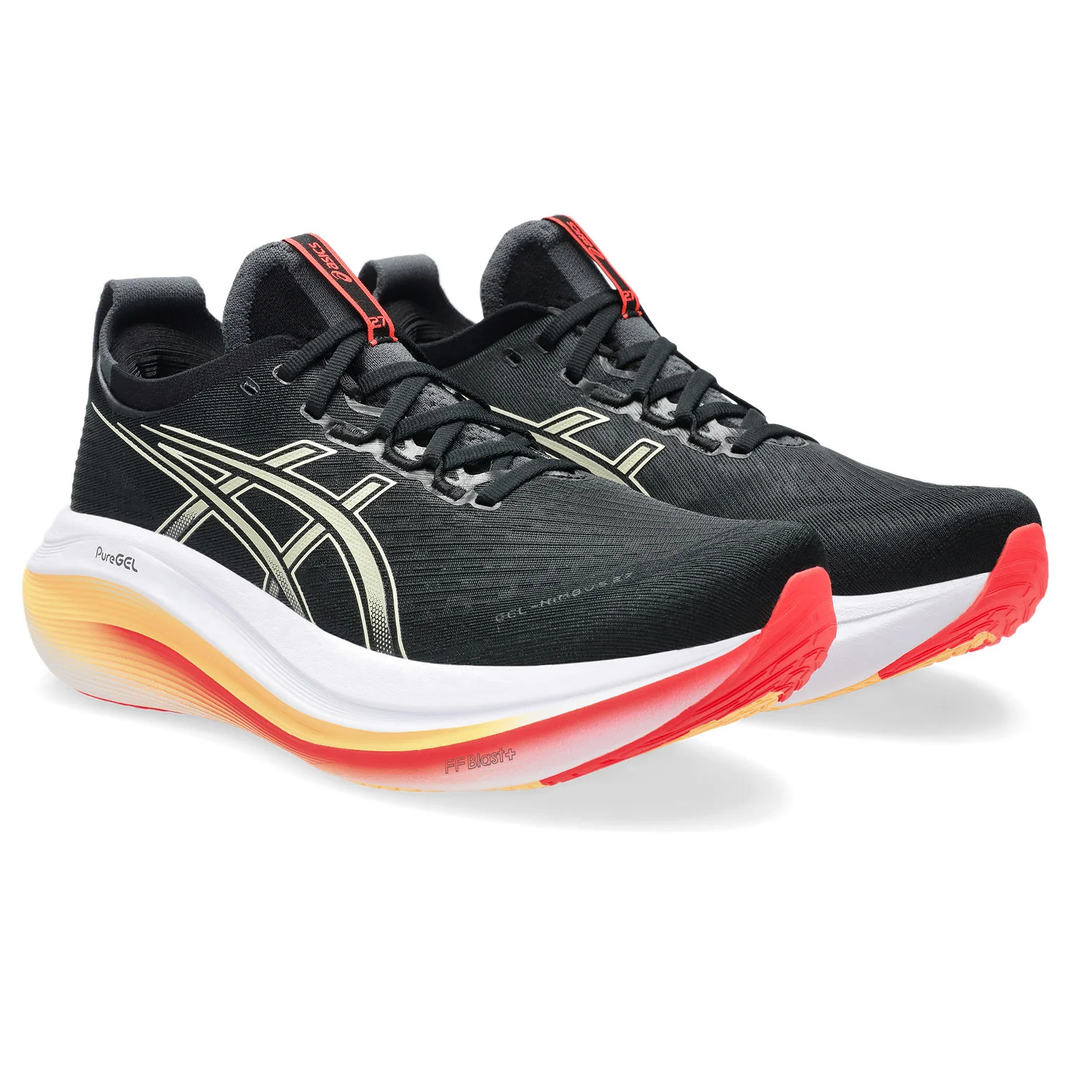 Men's Gel-Nimbus 27 (005 - Black/Khaki) - Image 2