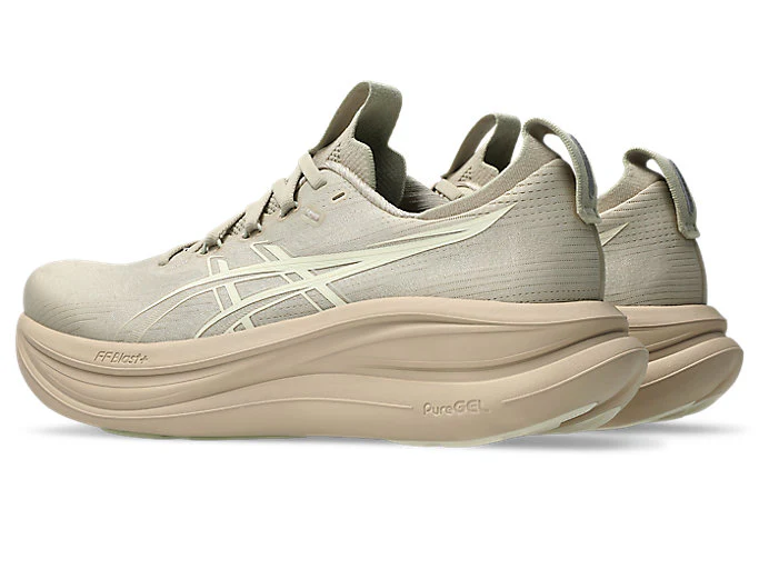 Men's Gel-Nimbus 28 (021 - Feather Grey/Cream) - Image 3