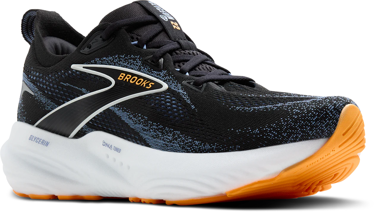Men's Glycerin 22 (013 - Black/Country Blue/Orange Pop) - Image 3