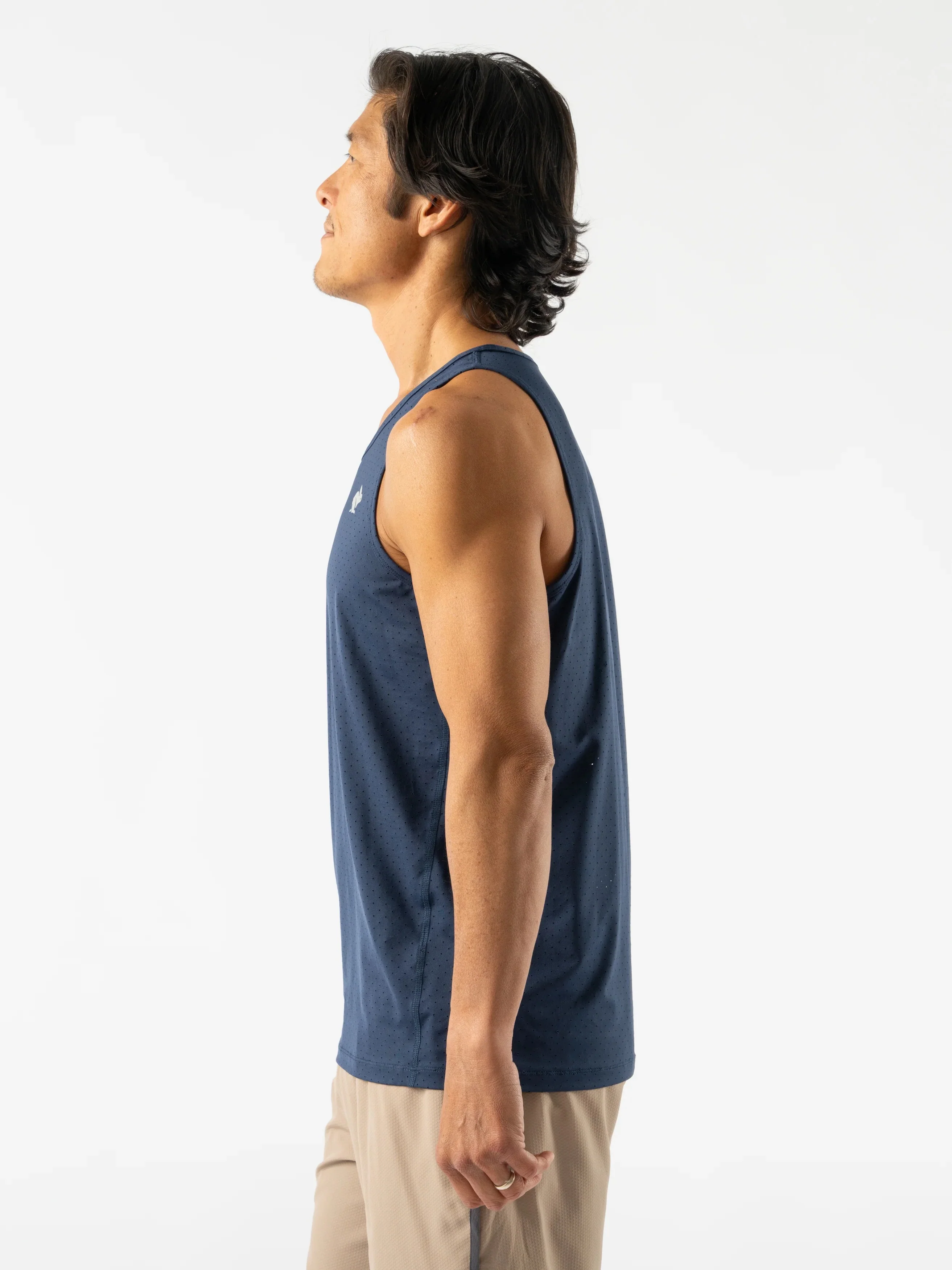 Men's Ice Perf Tank (400 - Dress Blue) - Image 3
