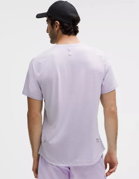 Men's License to Train Short-Sleeve Shirt (Heathered Lavender Frost) - Image 2