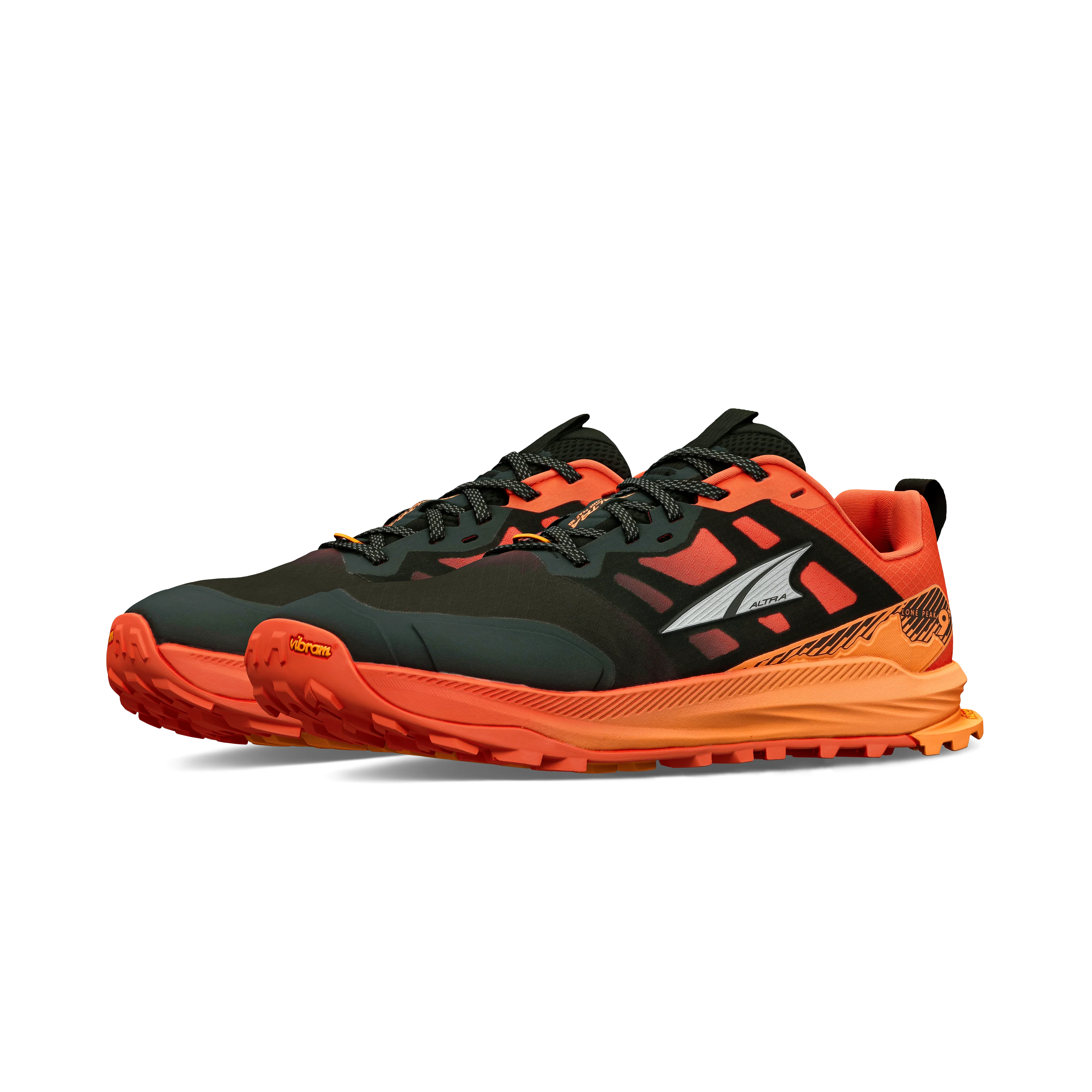 Men's Lone Peak 9+ (080 - Black/Orange) - Image 3