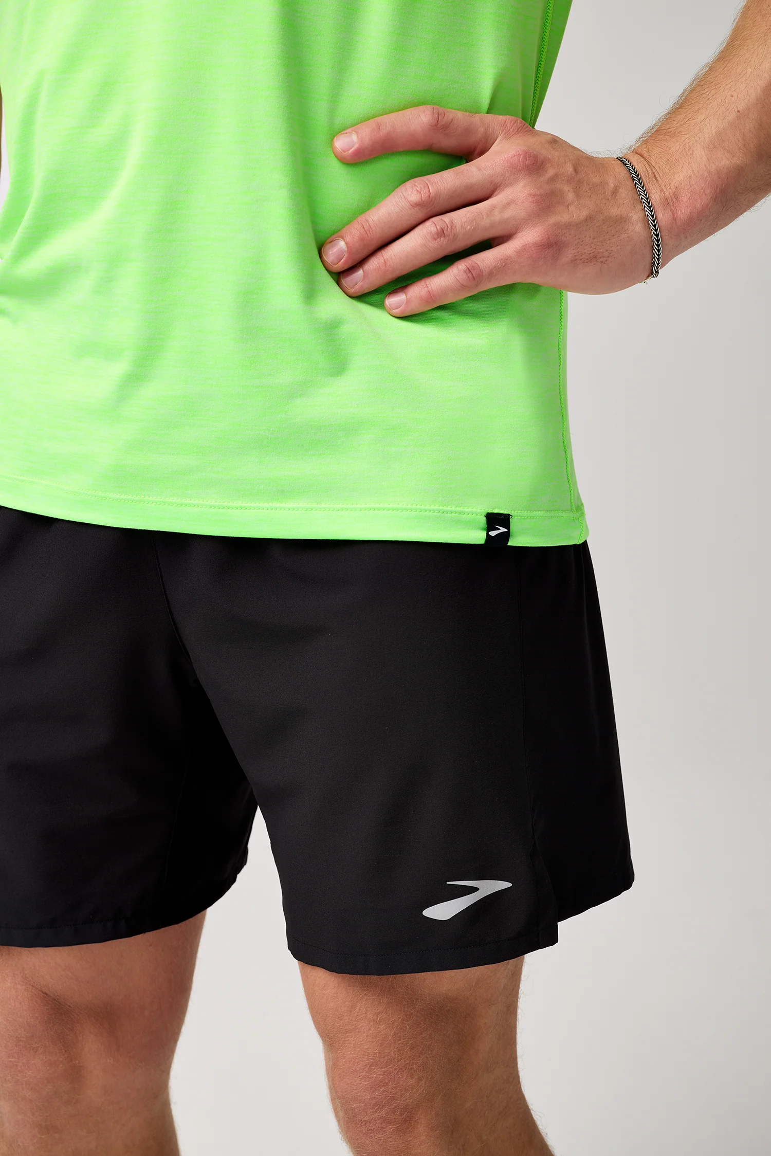 Men's Luxe Short Sleeve (313 - Htr Neo Limeade) - Image 5