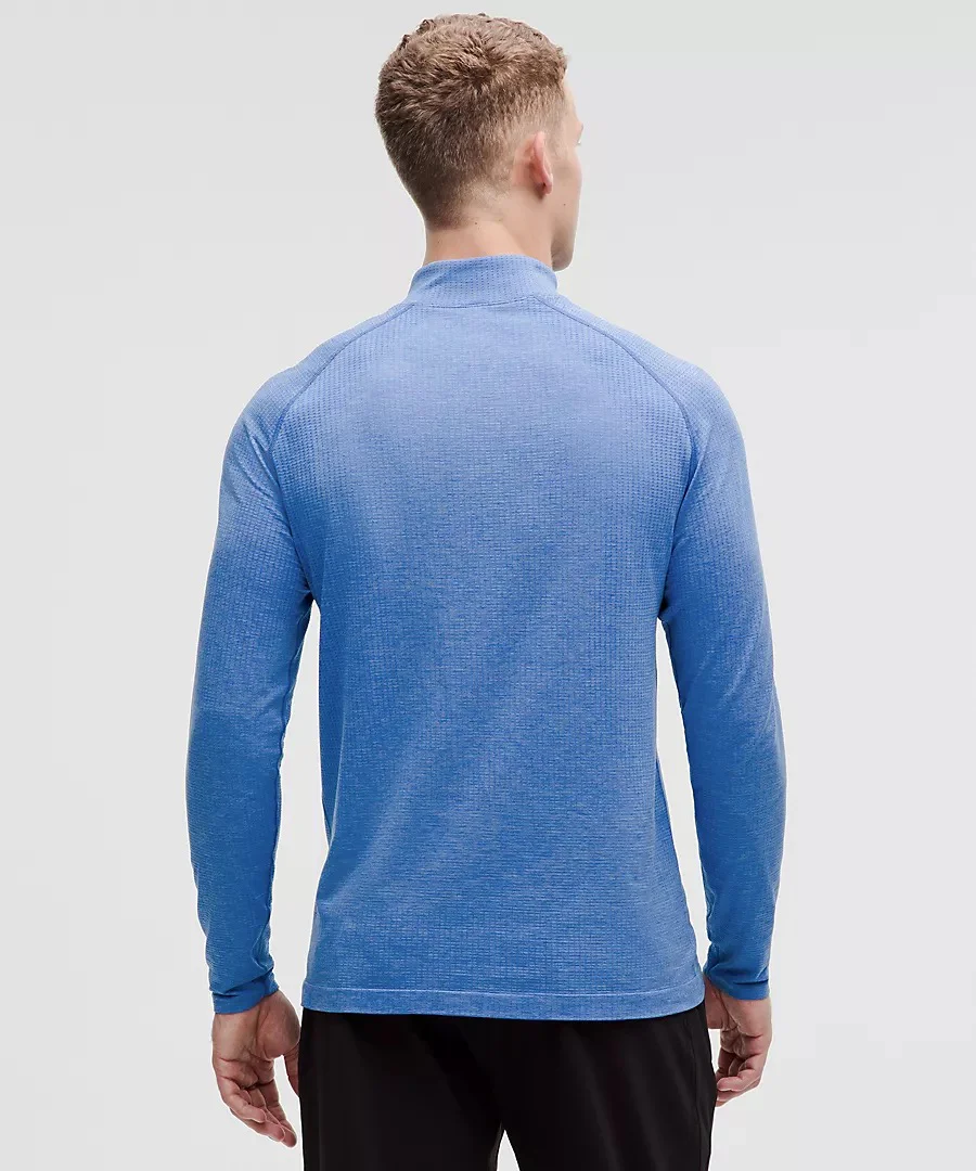 Men's Metal Vent Tech Half Zip (Cerulean Blue/Blue Willow) - Image 2