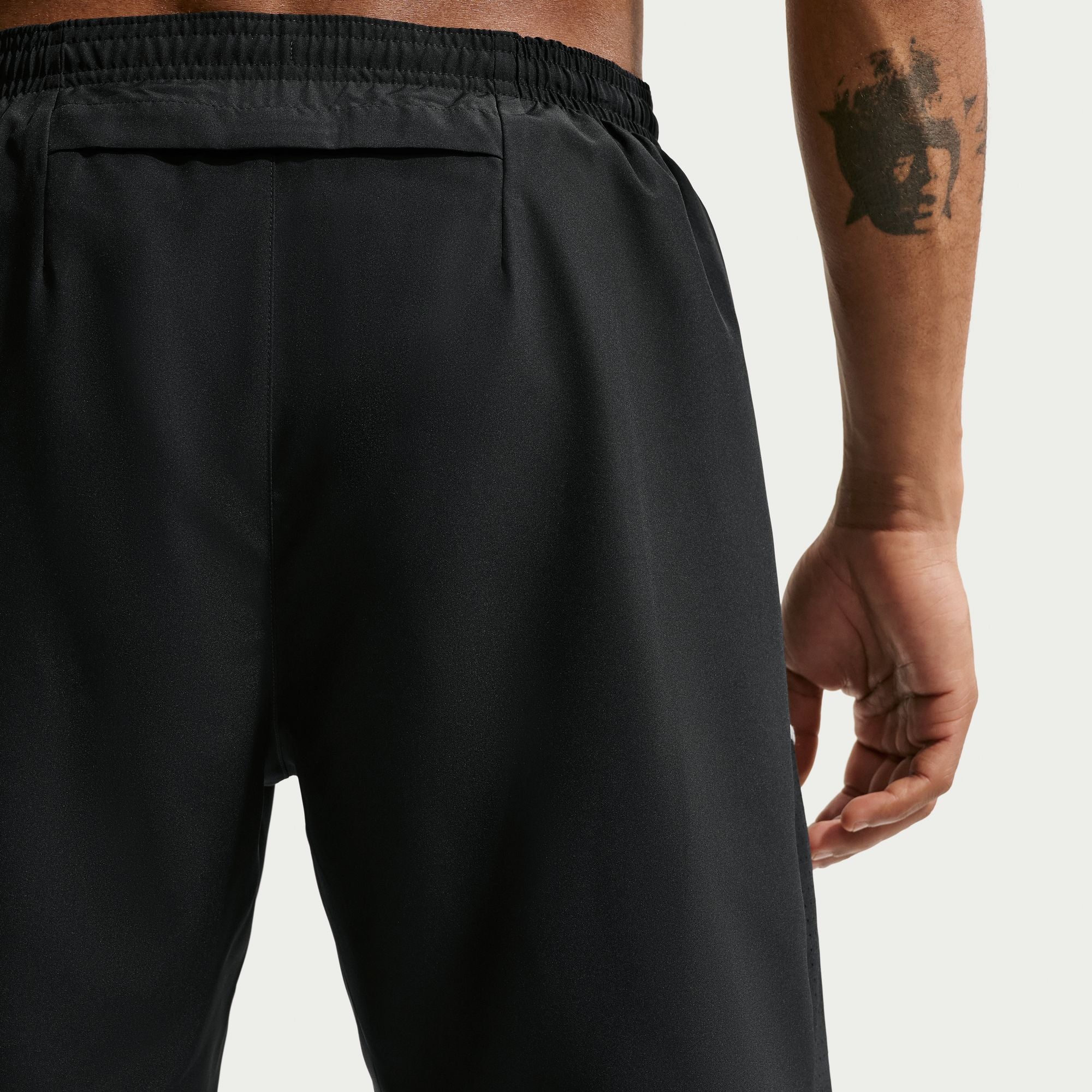Men's Miler Dri-FIT 7" Brief-Lined Running Shorts (010 - Black/Black/Reflective Silver) - Image 2