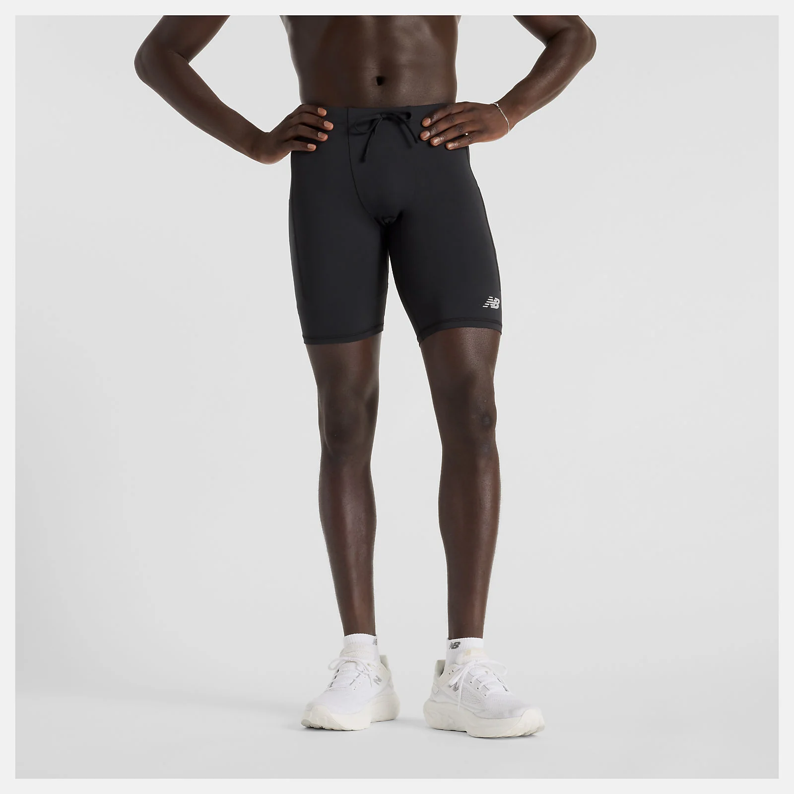 Men's NB Sleek Pocket Half Tight 9" (BK - Black)