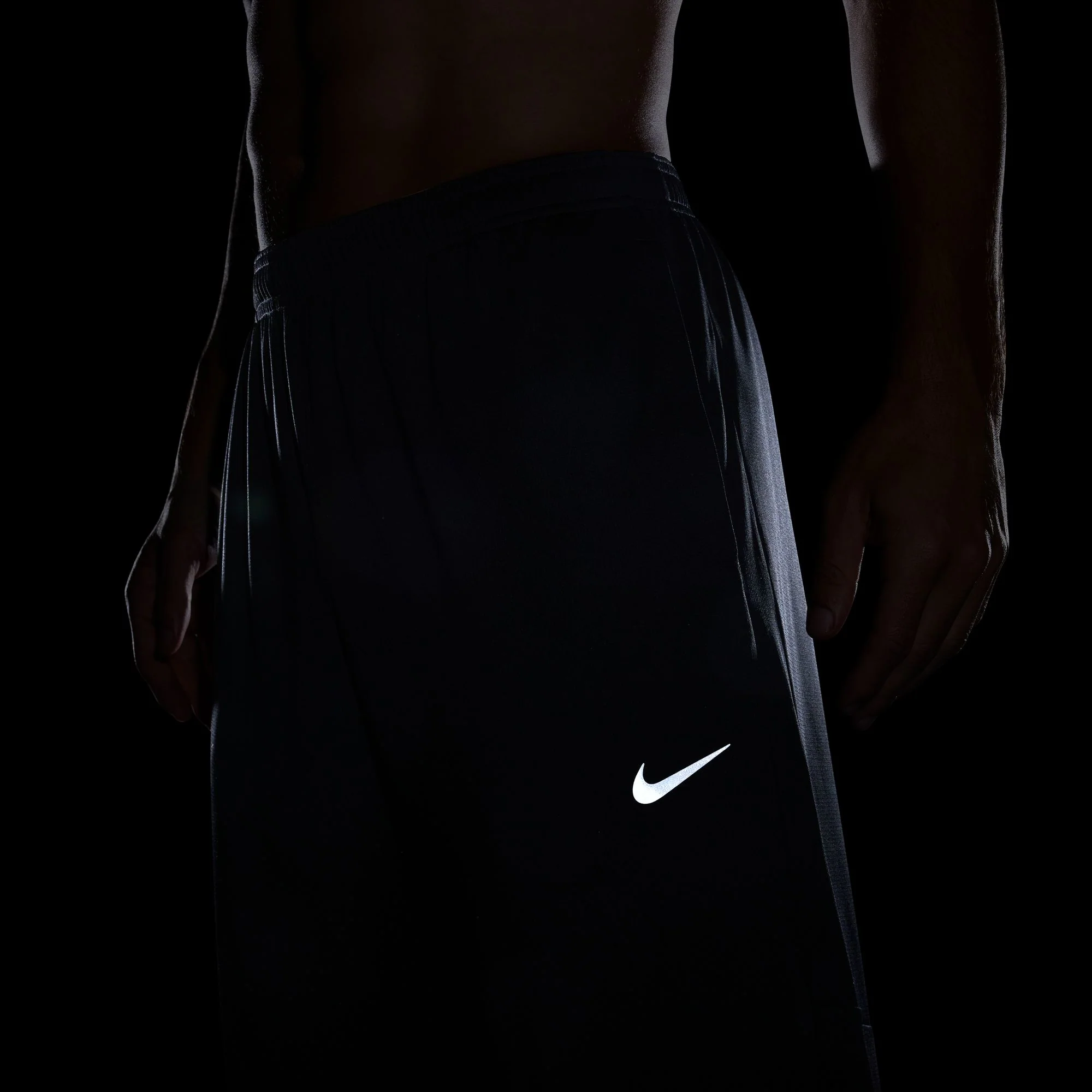 Men's Nike Challenger Dri-FIT Running Pants (010 - Black/Reflective Silver) - Image 8
