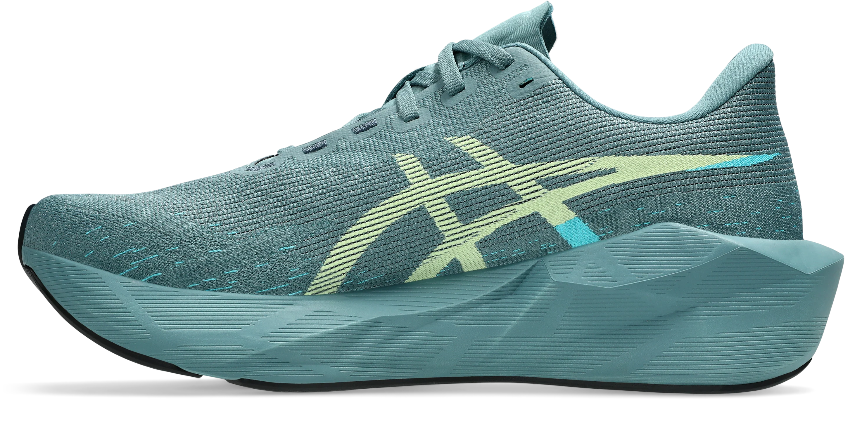 Men's Novablast 6 (401 - Foggy Teal/Illuminate Yellow) - Image 2