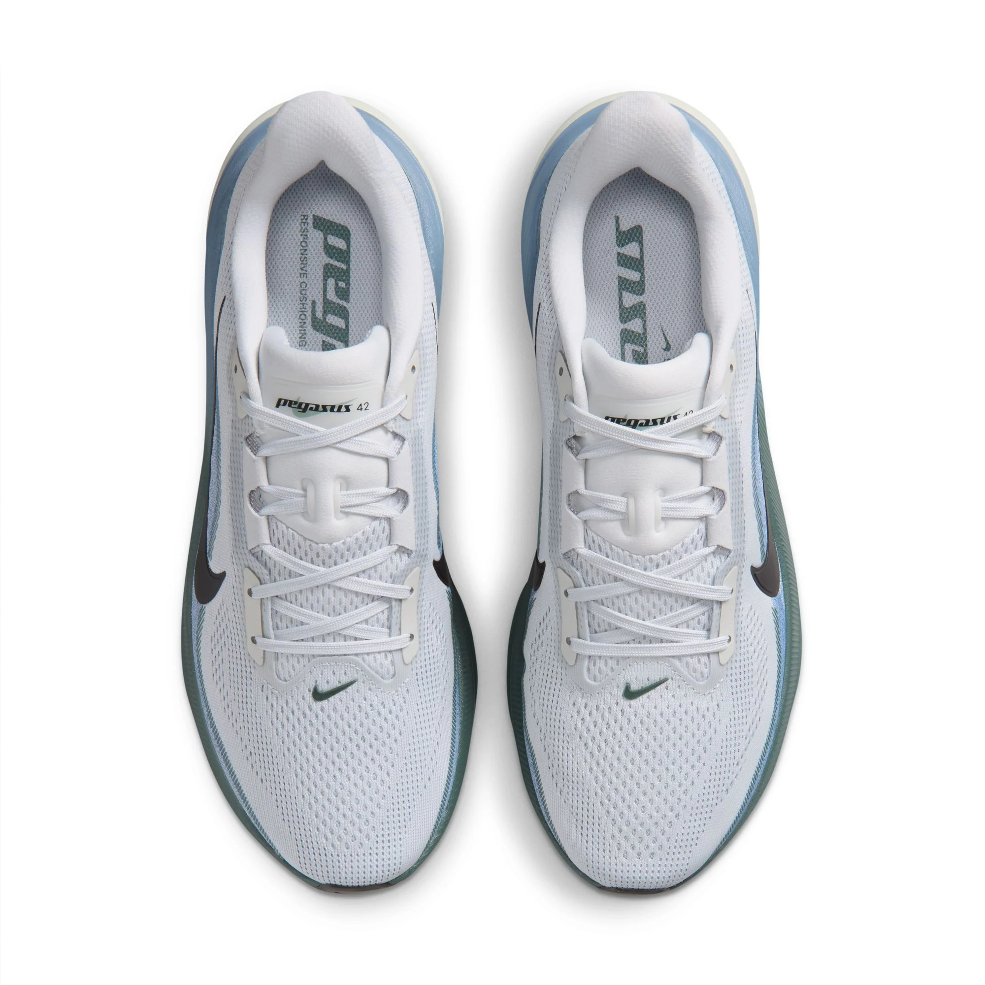 Men's Pegasus 42 (005 - Pure Platinum/Dark Obsidian-Work Blue) - Image 7