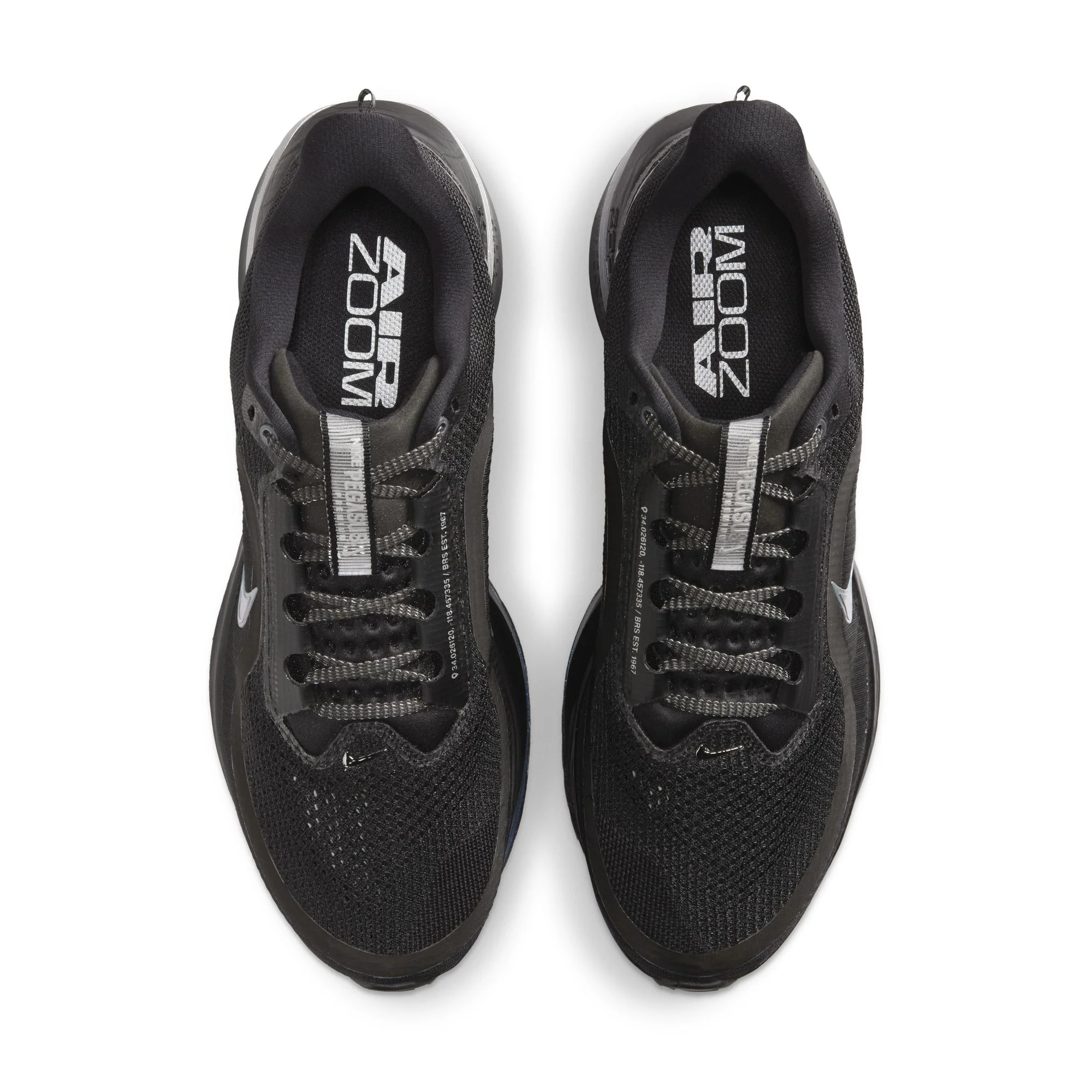 Men's Pegasus Premium (005 - Black/Black-Metallic Silver) - Image 8