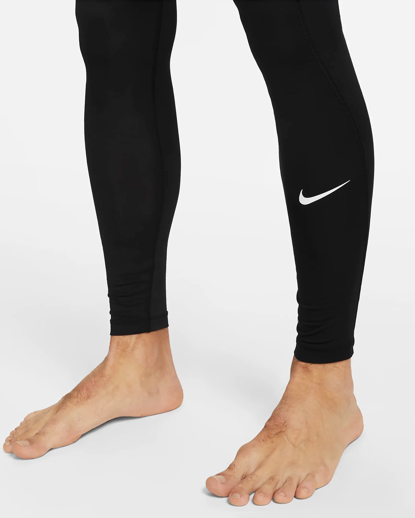 Men's Pro DRI-FIT Fitness Tights (010 - Black/White) - Image 3