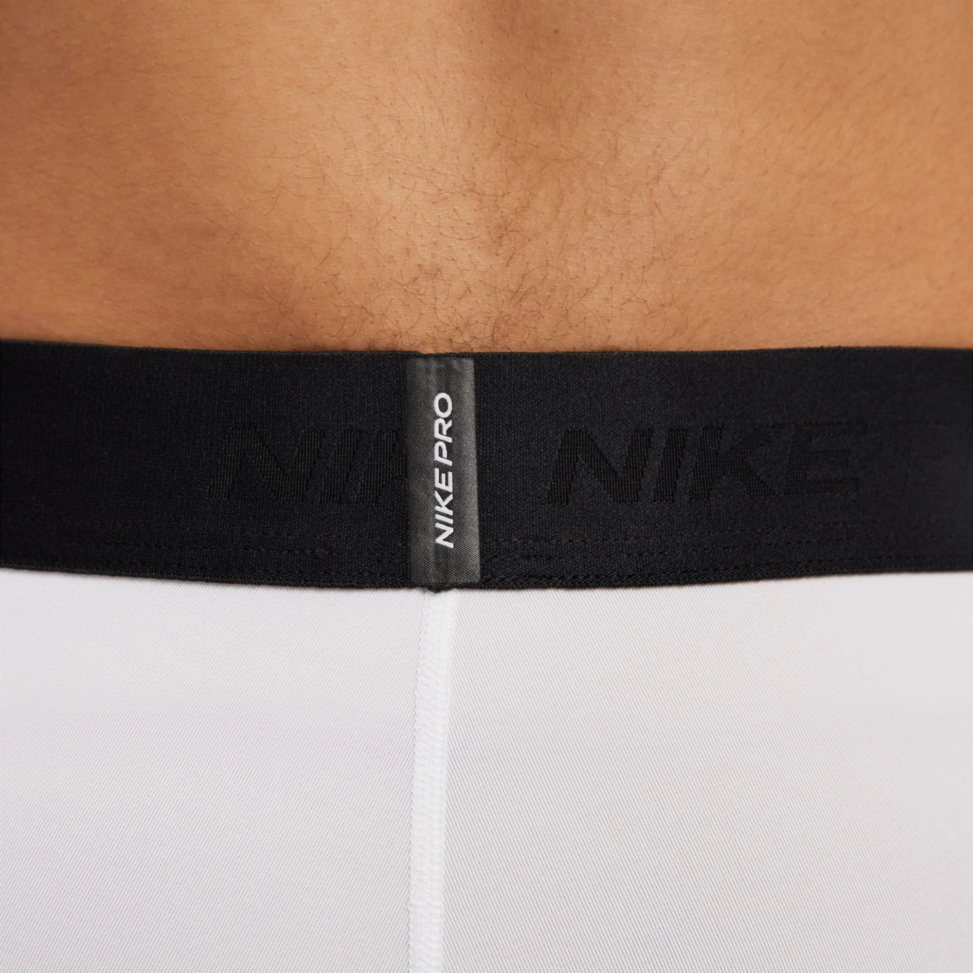 Men's Pro Short Tights (100 - White/Black) - Image 7