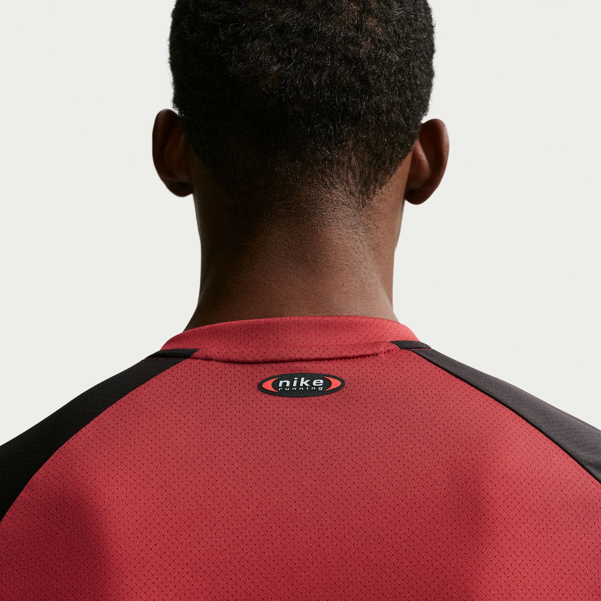 Men's Retro Dri-Fit Short-Sleeve Running Top (613 - Team Crimson/Black/Reflective Silver) - Image 7