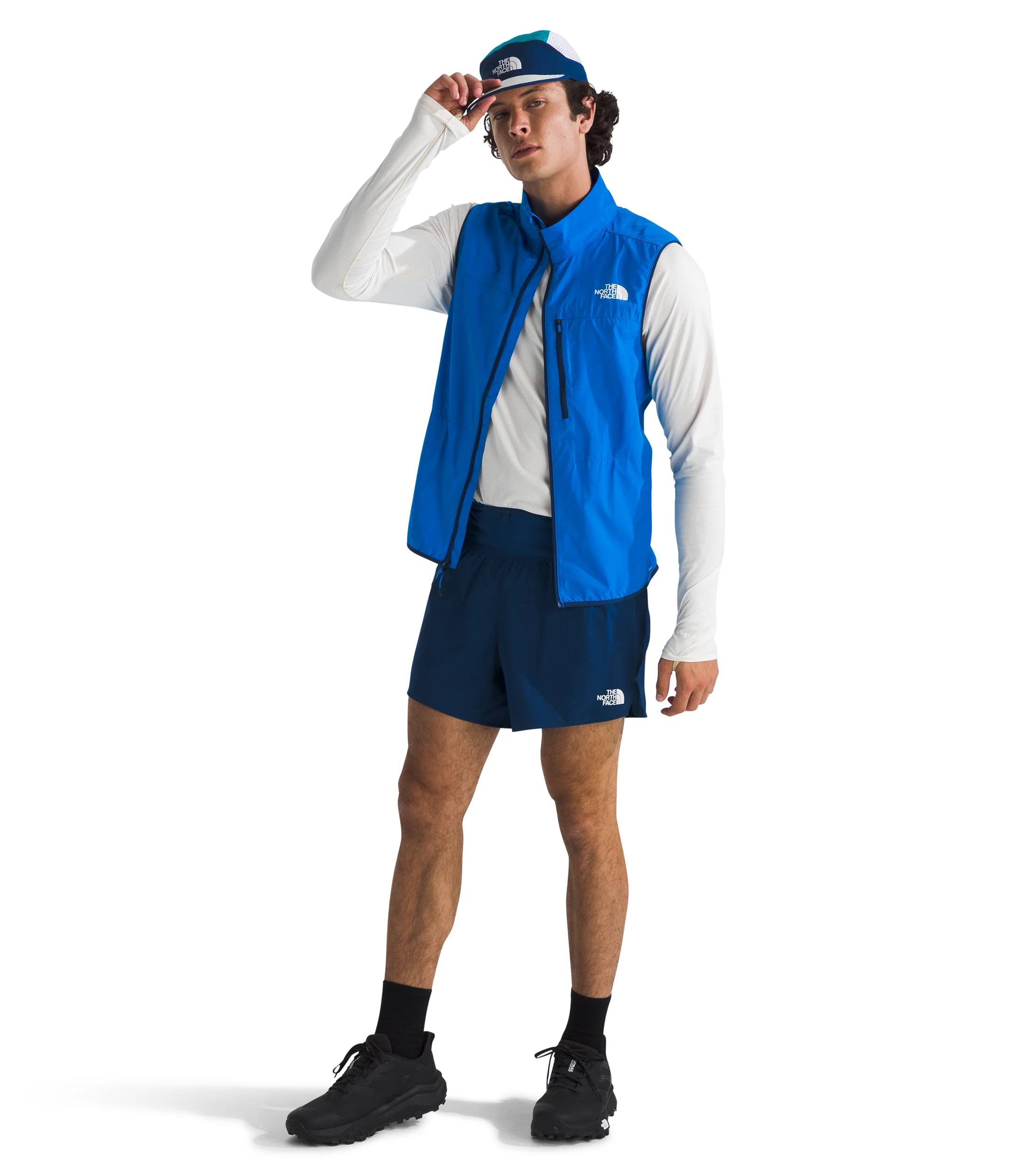 Men's Sunriser 2-in-1 Short 5" (Hero Blue/Estate Blue) - Image 2