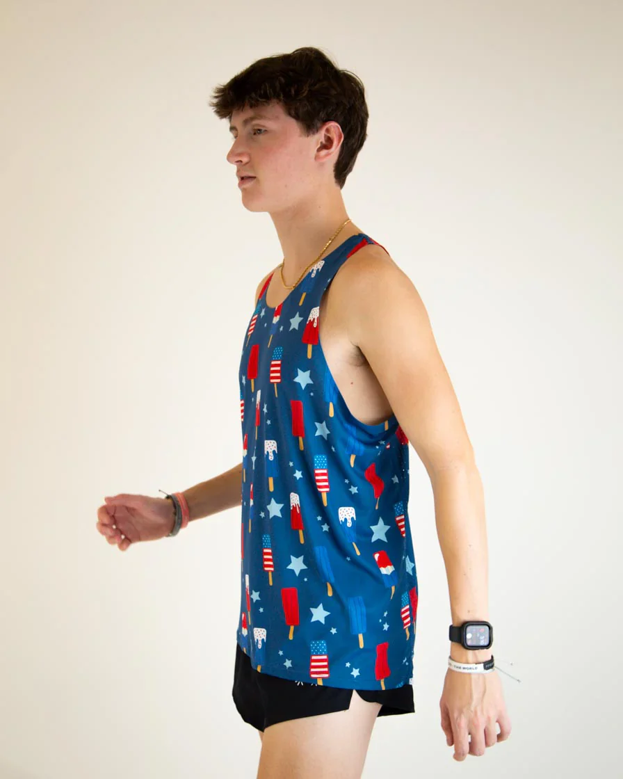 Men's USA Popsicles Performance Singlet - Image 2