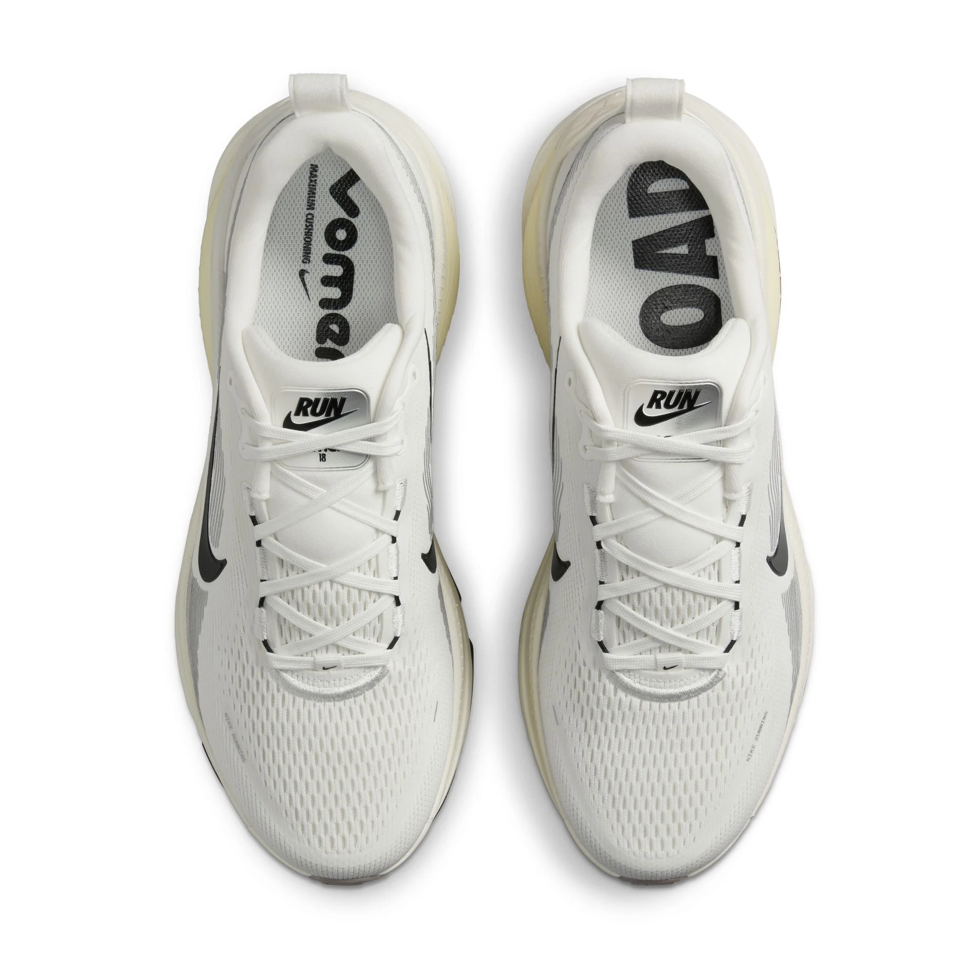 Men's Vomero 18 (101 - Summit White/Black-Coconut Milk) - Image 8