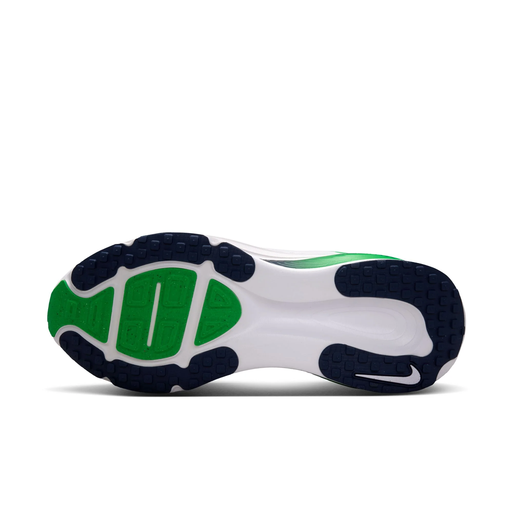 Men's Vomero 18 (115 - White/Midnight Nay-Green Spark) - Image 9