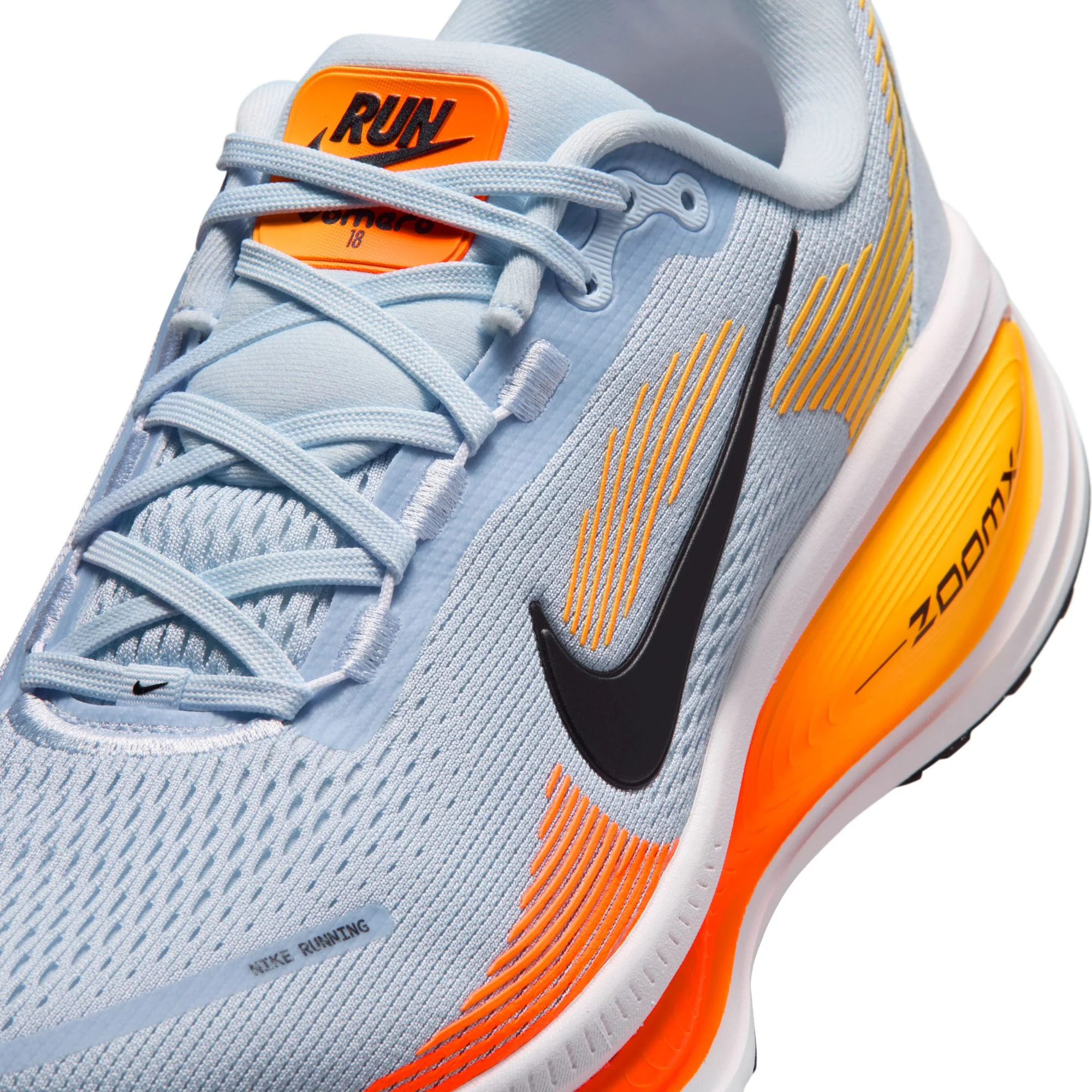 Men's Vomero 18 (404 - Hydrogen Blue/Black-Laser Orange) - Image 4