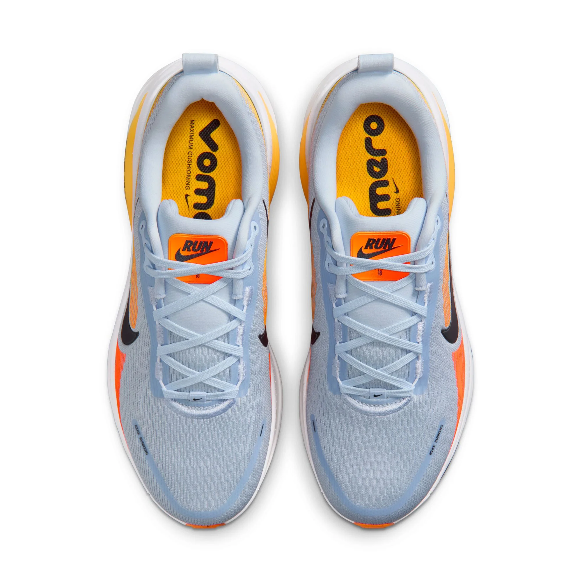 Men's Vomero 18 (404 - Hydrogen Blue/Black-Laser Orange) - Image 7