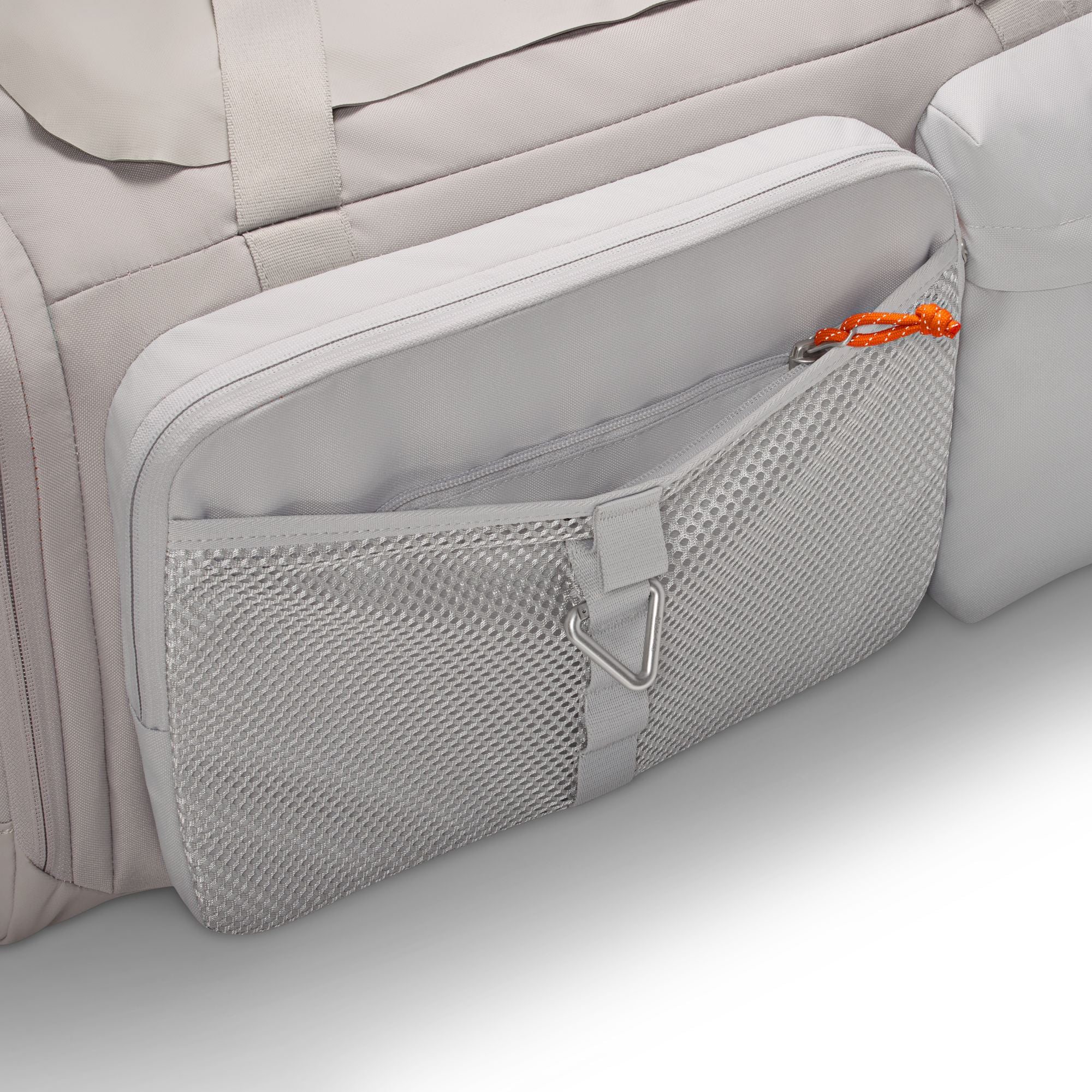 Nike ACG "DAYMAX" Duffel Bag (60L) (009 - College Grey/College Grey/Safety Orange) - Image 7