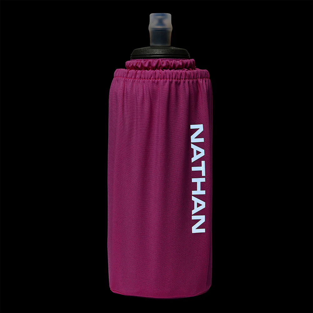Pinnacle Soft Flask Insulated Handheld 18oz (Fuchsia/Reflective Silver) - Image 4