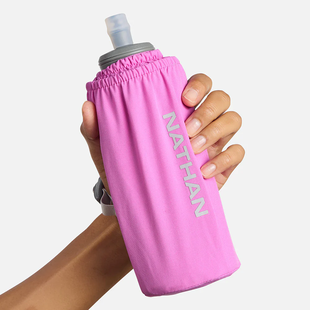 Pinnacle Soft Flask Insulated Handheld 18oz (Fuchsia/Reflective Silver) - Image 5