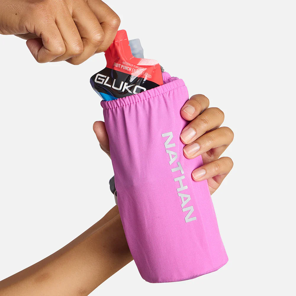 Pinnacle Soft Flask Insulated Handheld 18oz (Fuchsia/Reflective Silver) - Image 6
