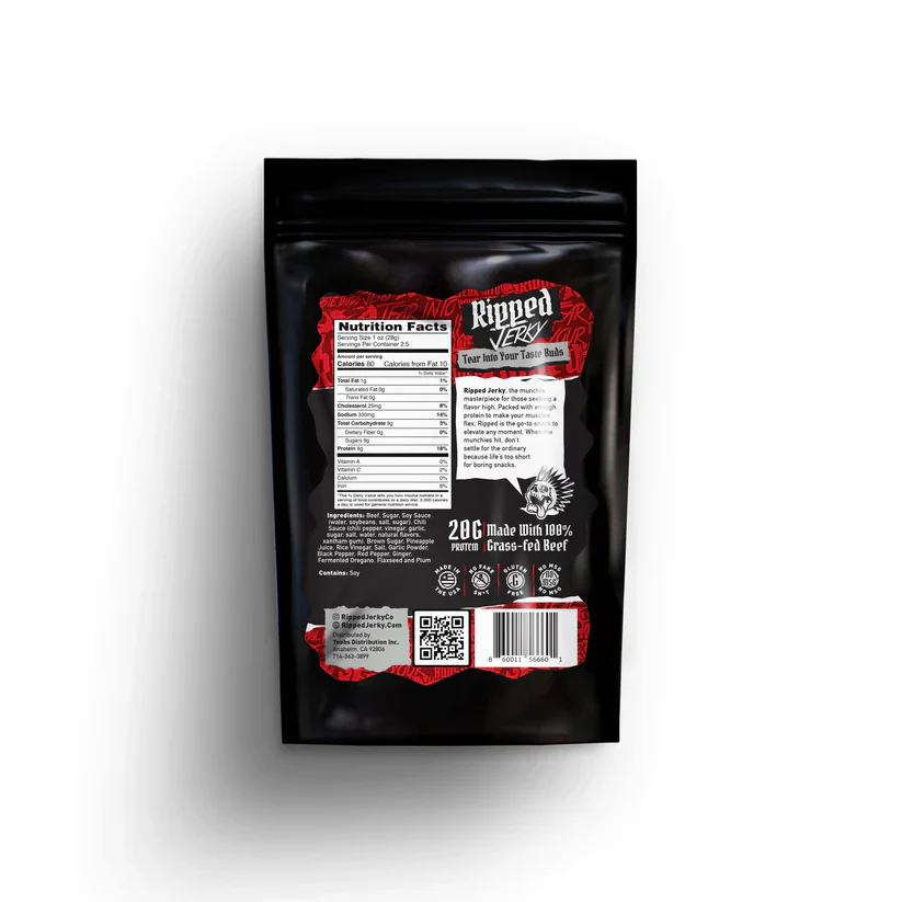 Ripped Jerky (Heavenly Hellfire | Sweet & Spicy) - Image 2
