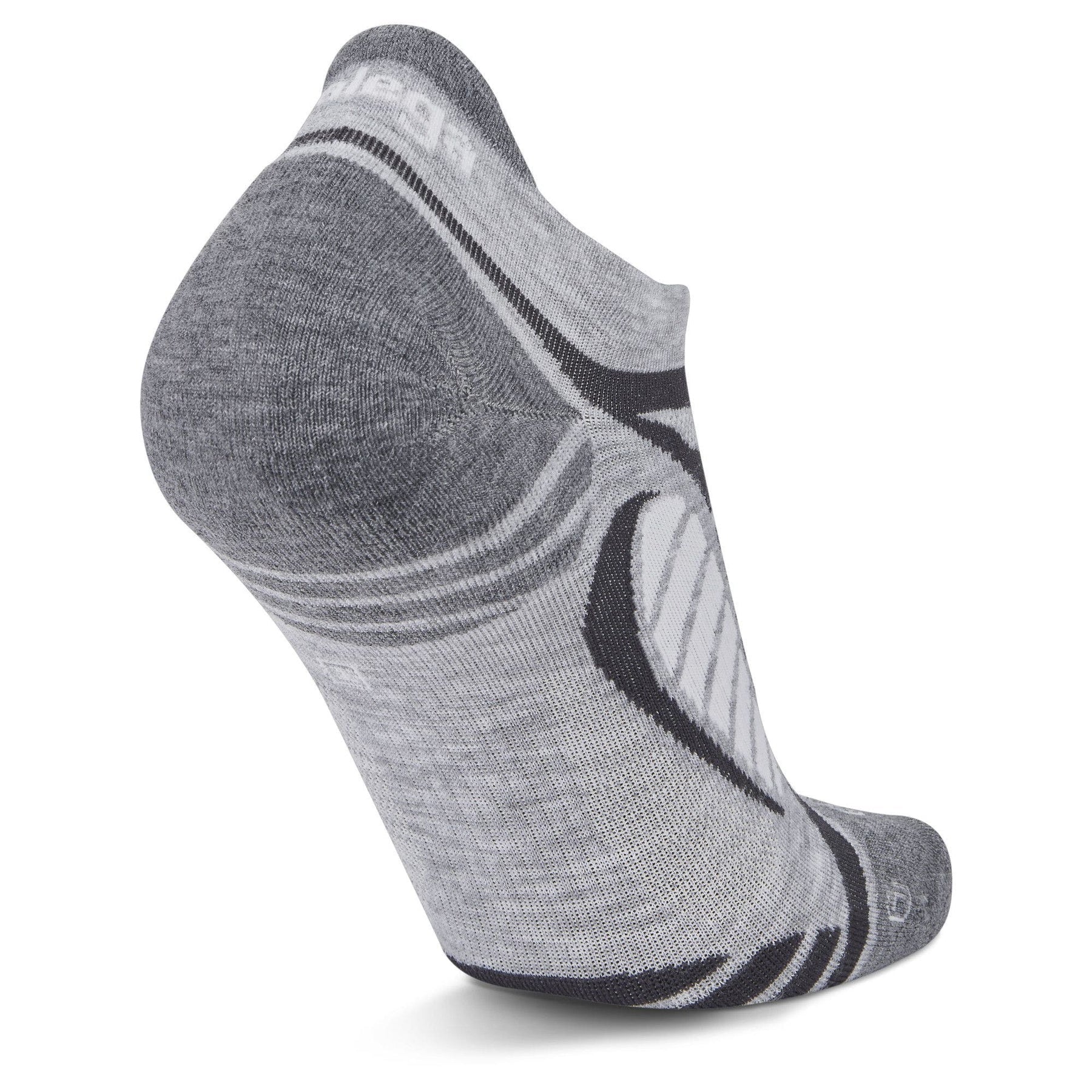 UltraLight No Show Running Socks SP23 (Grey/White) - Image 4