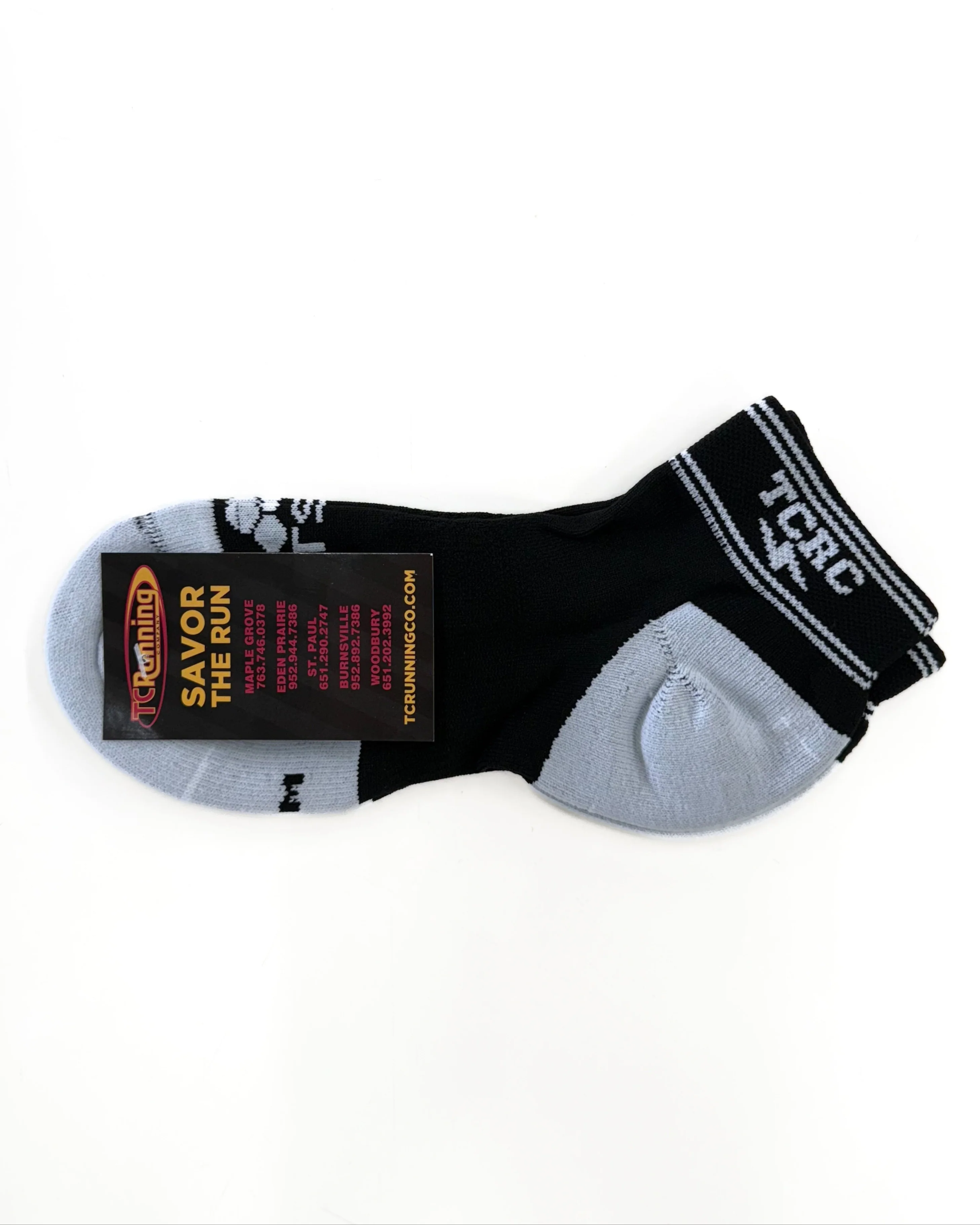 TCRC Custom Socks (Black/Grey) - Image 4