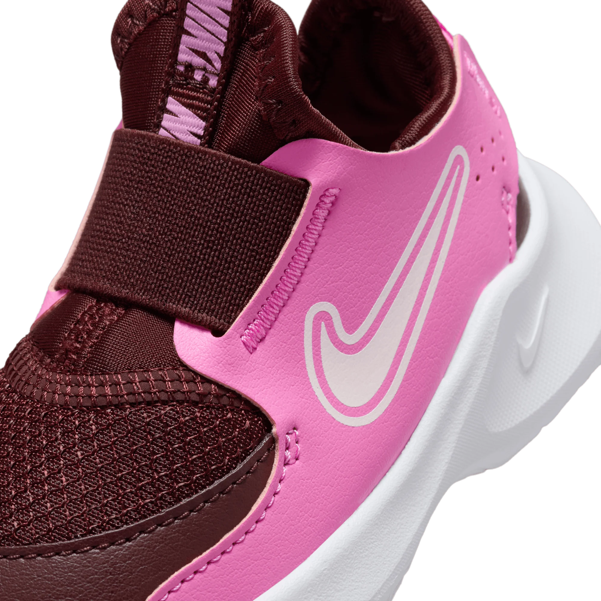 Toddler's Nike Flex Runner 3 Shoes (603 - Burgundy Crush/White-Playful Pink) - Image 4