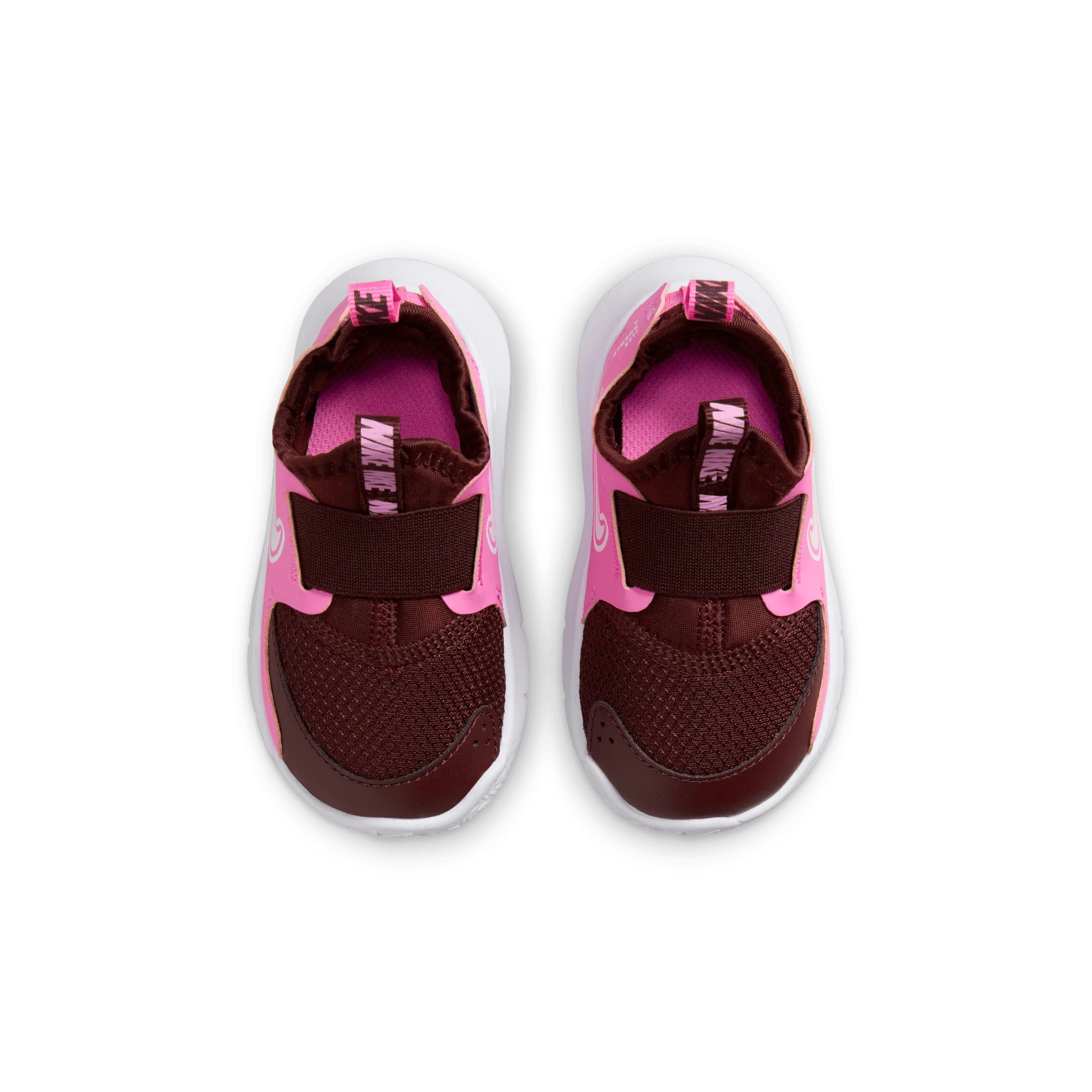 Toddler's Nike Flex Runner 3 Shoes (603 - Burgundy Crush/White-Playful Pink) - Image 6