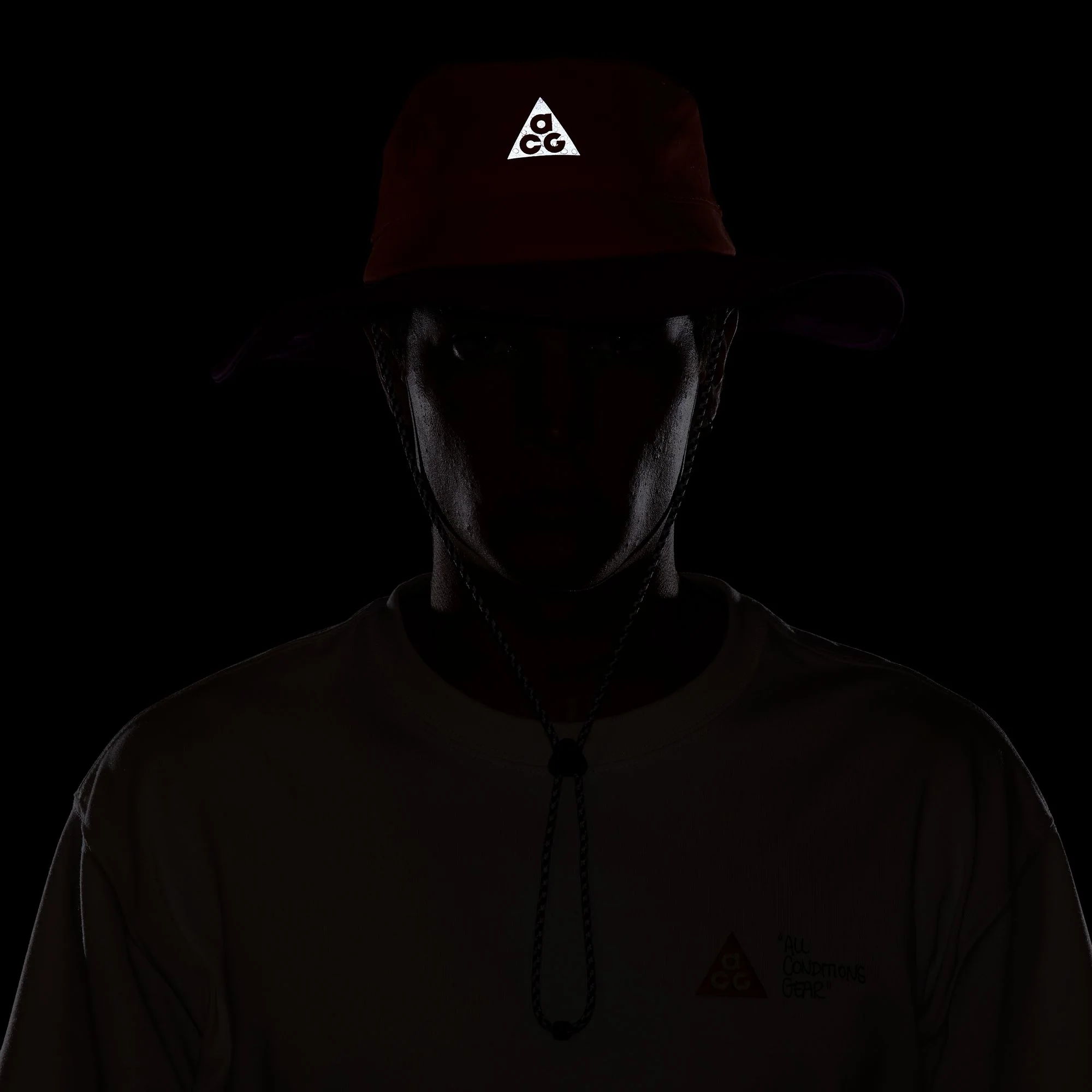 Unisex ACG Apex Bucket Hat (819 - Saftey Orange/Vivid Purple/Black) - Image 6