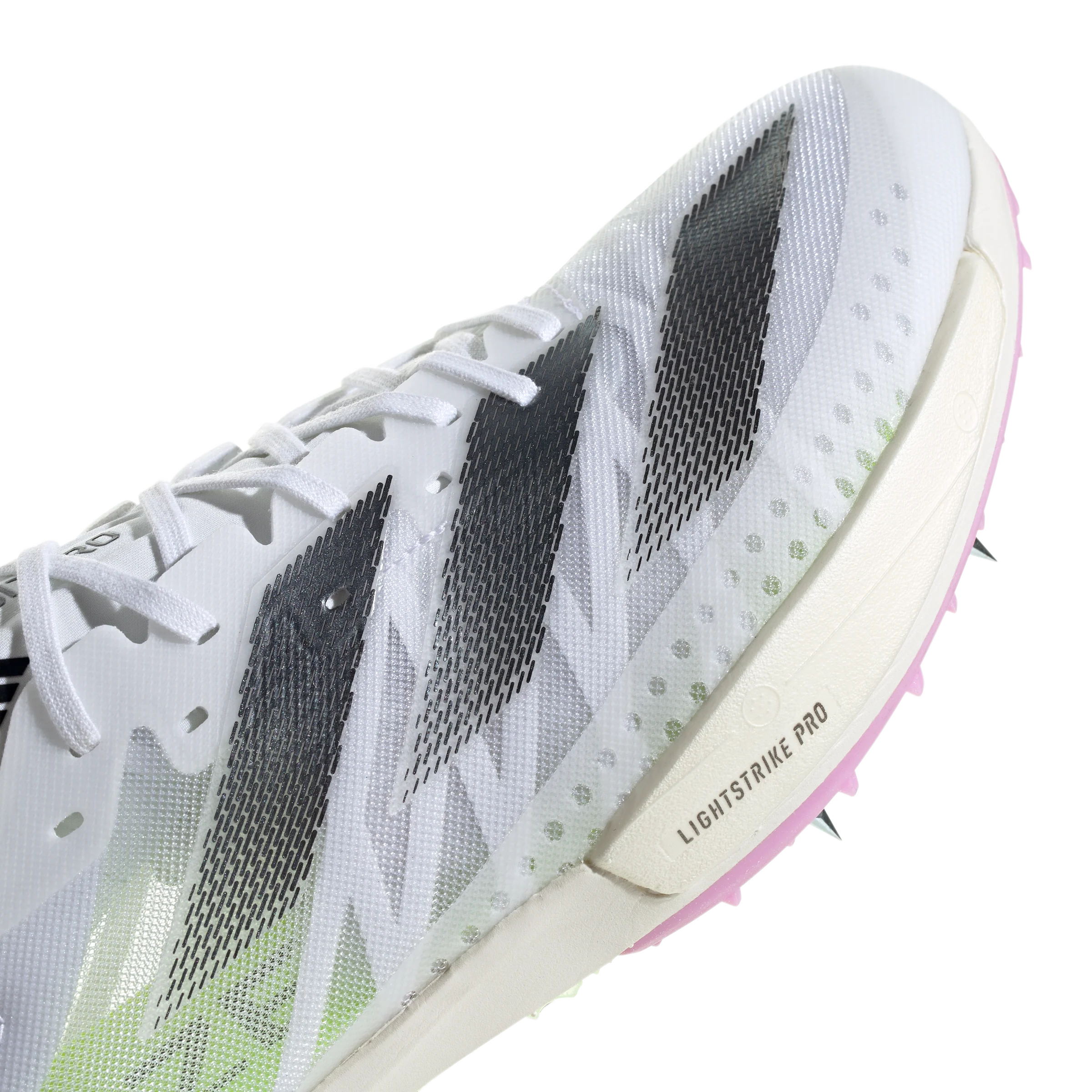 Unisex Adizero Ambition (Cloud White/Core Black/Green Spark) - Image 3
