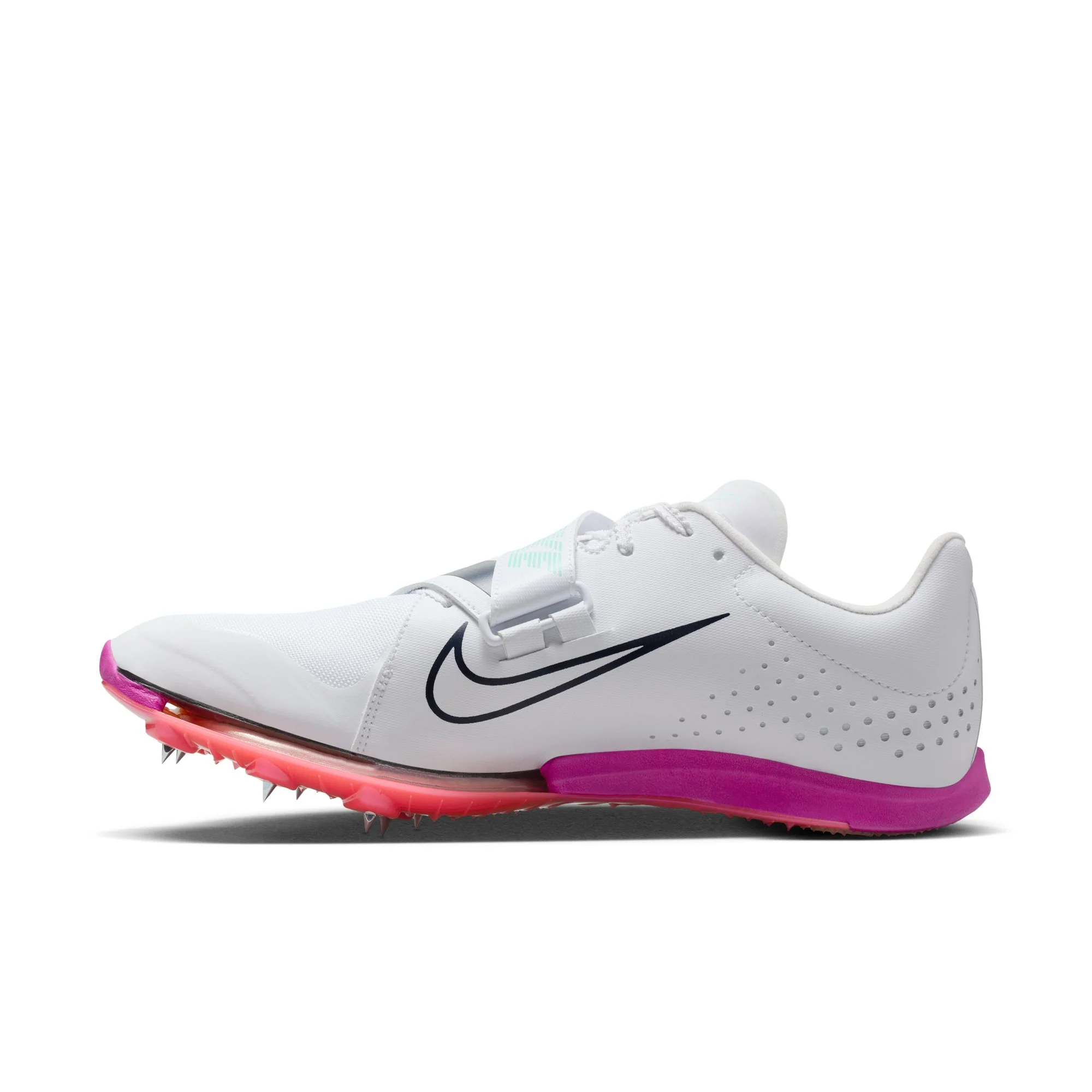 Unisex Air Zoom Long Jump Elite (101 - White/Obsidian-Bright Crimson) - Image 2