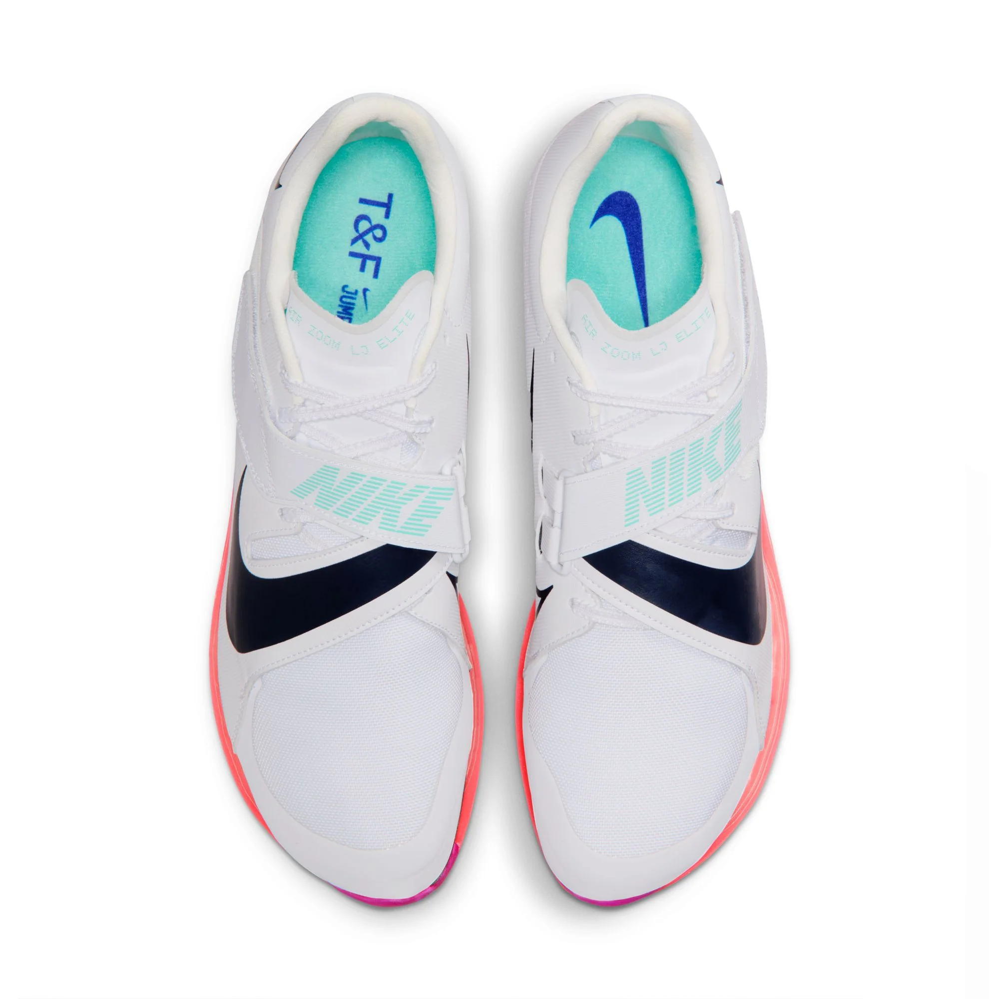Unisex Air Zoom Long Jump Elite (101 - White/Obsidian-Bright Crimson) - Image 7