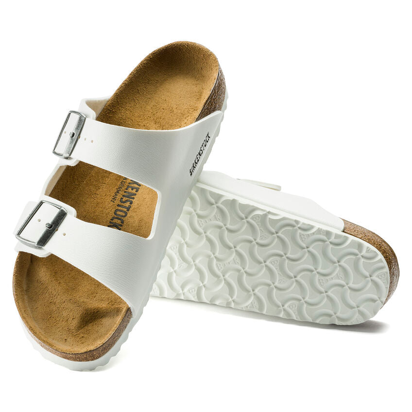 Arizona Birko-Flor Sandal (White) - Image 3