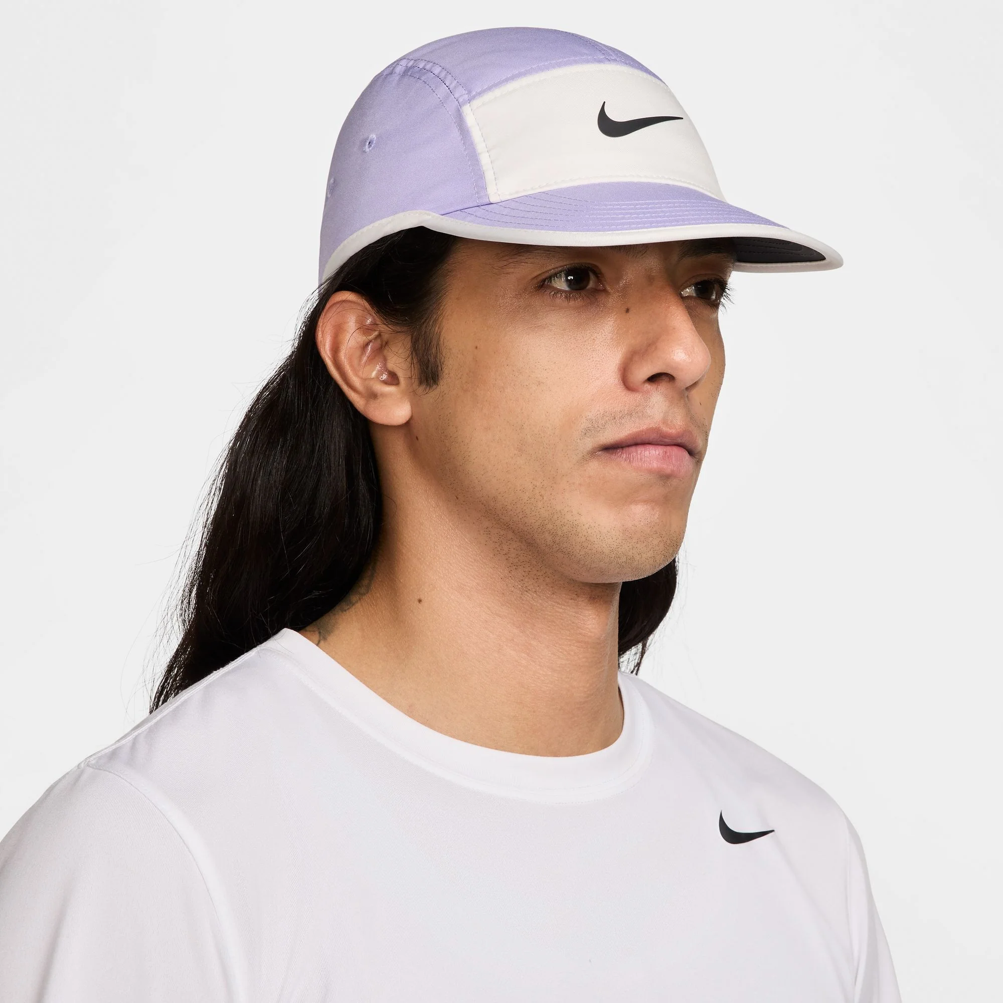 Unisex DRI-Fit Fly Unstructured Swoosh Cap (533 - Lilac Ice/Phantom/Black) - Image 3