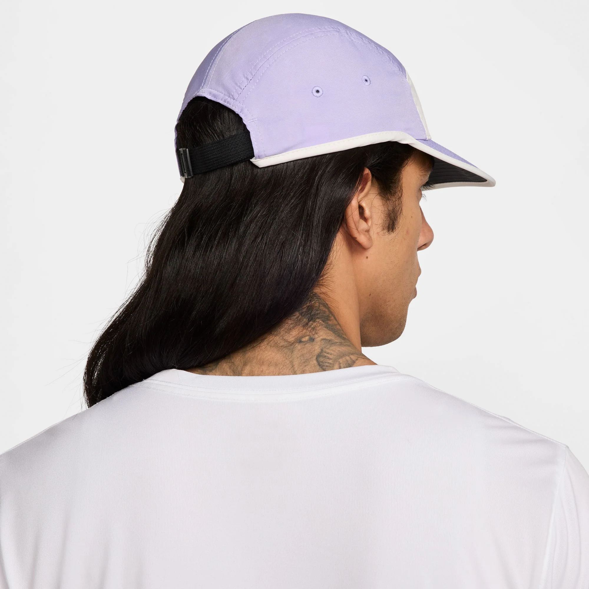 Unisex DRI-Fit Fly Unstructured Swoosh Cap (533 - Lilac Ice/Phantom/Black) - Image 4
