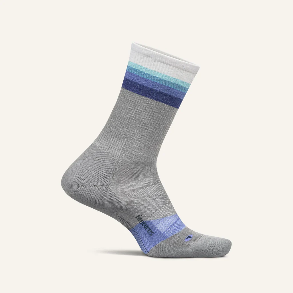 Unisex Merino 10 Max Cushion Mini Crew (Luminous Gray)