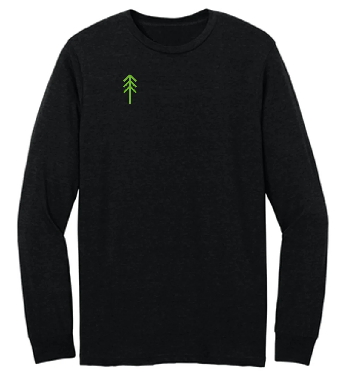 Unisex Minnesota Distance Elite Long Sleeve Cotton Crew Tee (Black)