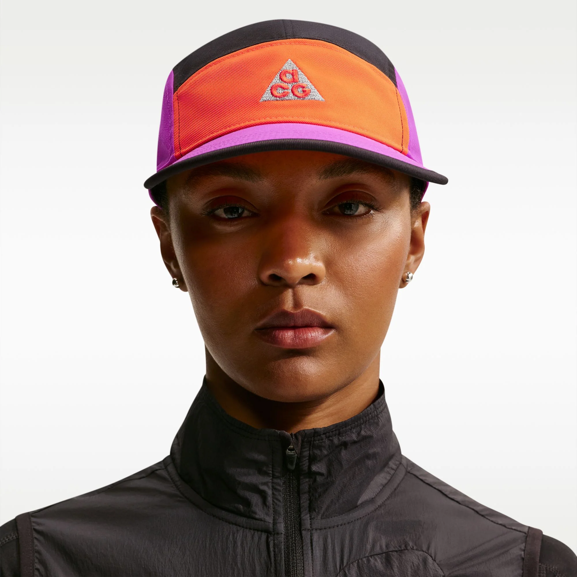 Unisex Nike ACG Fly Unstructured Cap (819 - Safety Orange/Vivid Purple/Safety Orange) - Image 4