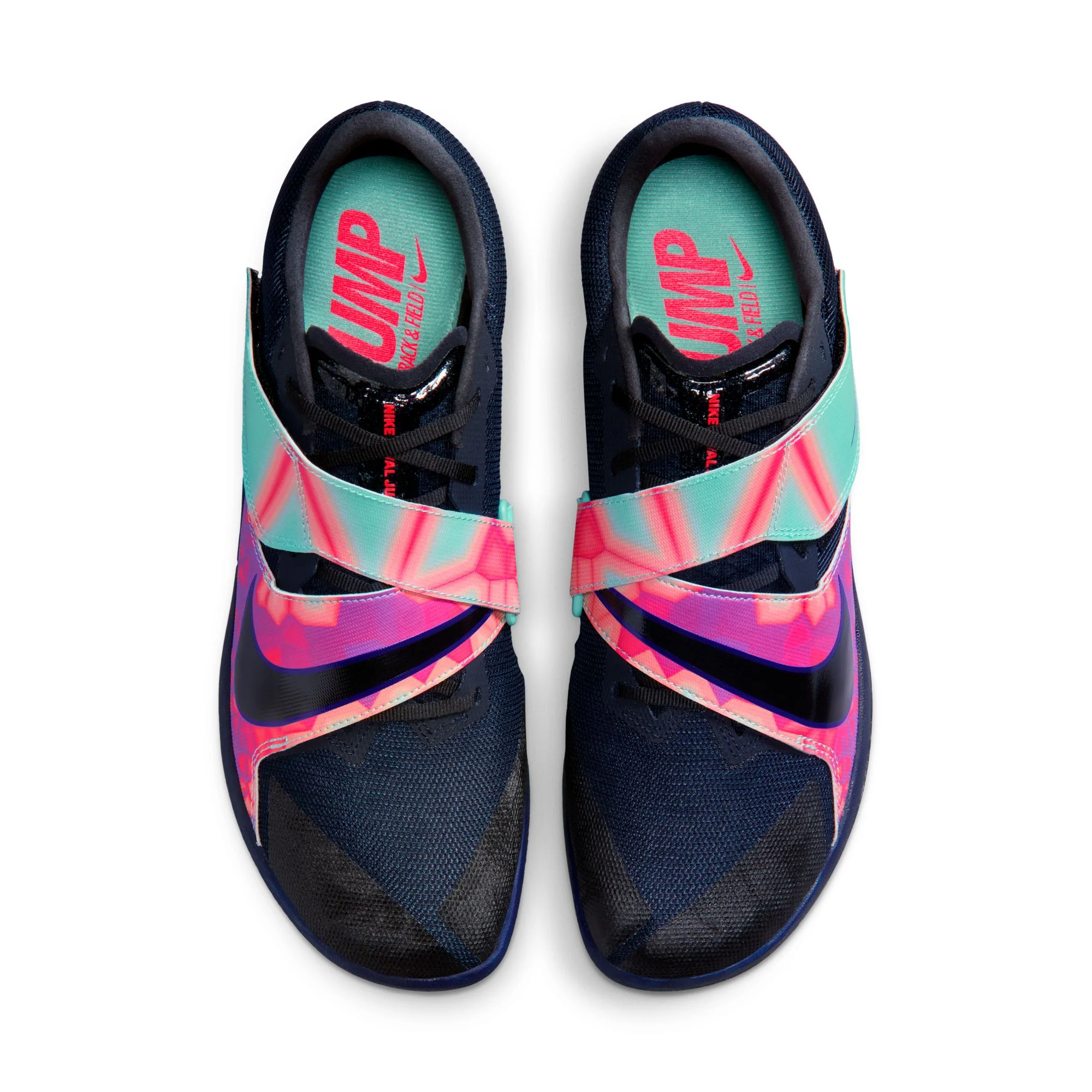 Unisex Zoom Rival Jump Glam (400 - Dark Obsidian/Black-Emerald Rise) - Image 7